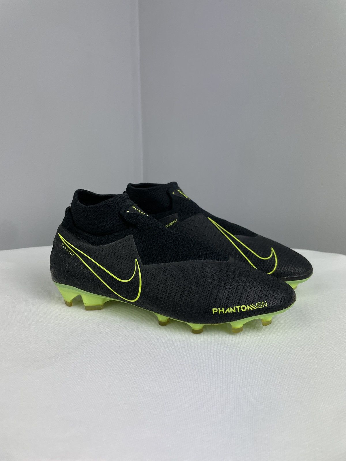 Nike Nike Phantom Vision Elite DF FG Black Volt Size US 7 / EU 40 - 2 Thumbnail