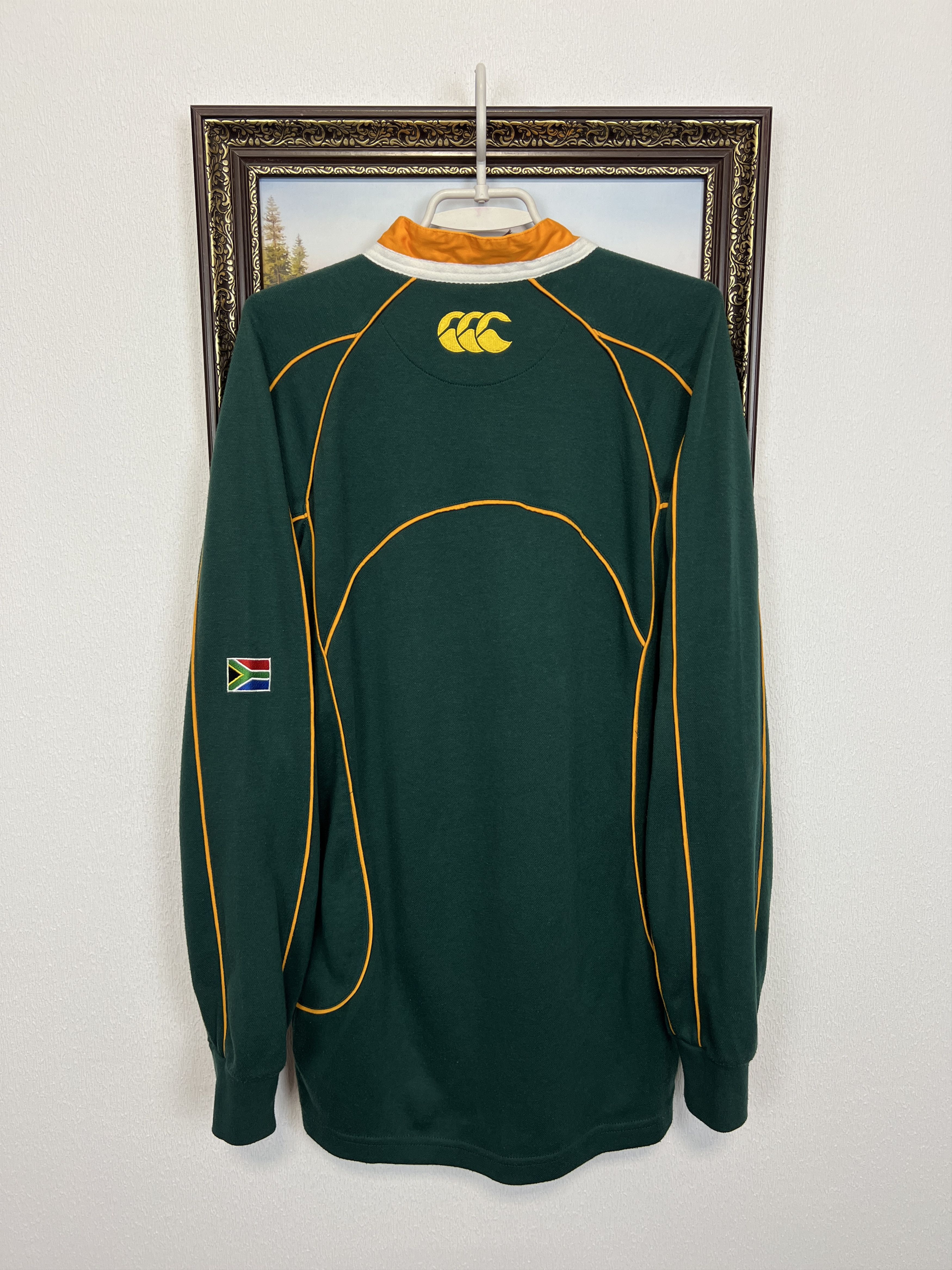 Vintage Canterbury South Africa Rugby Union Jersey Long Sleeve Size US L / EU 52-54 / 3 - 11 Thumbnail
