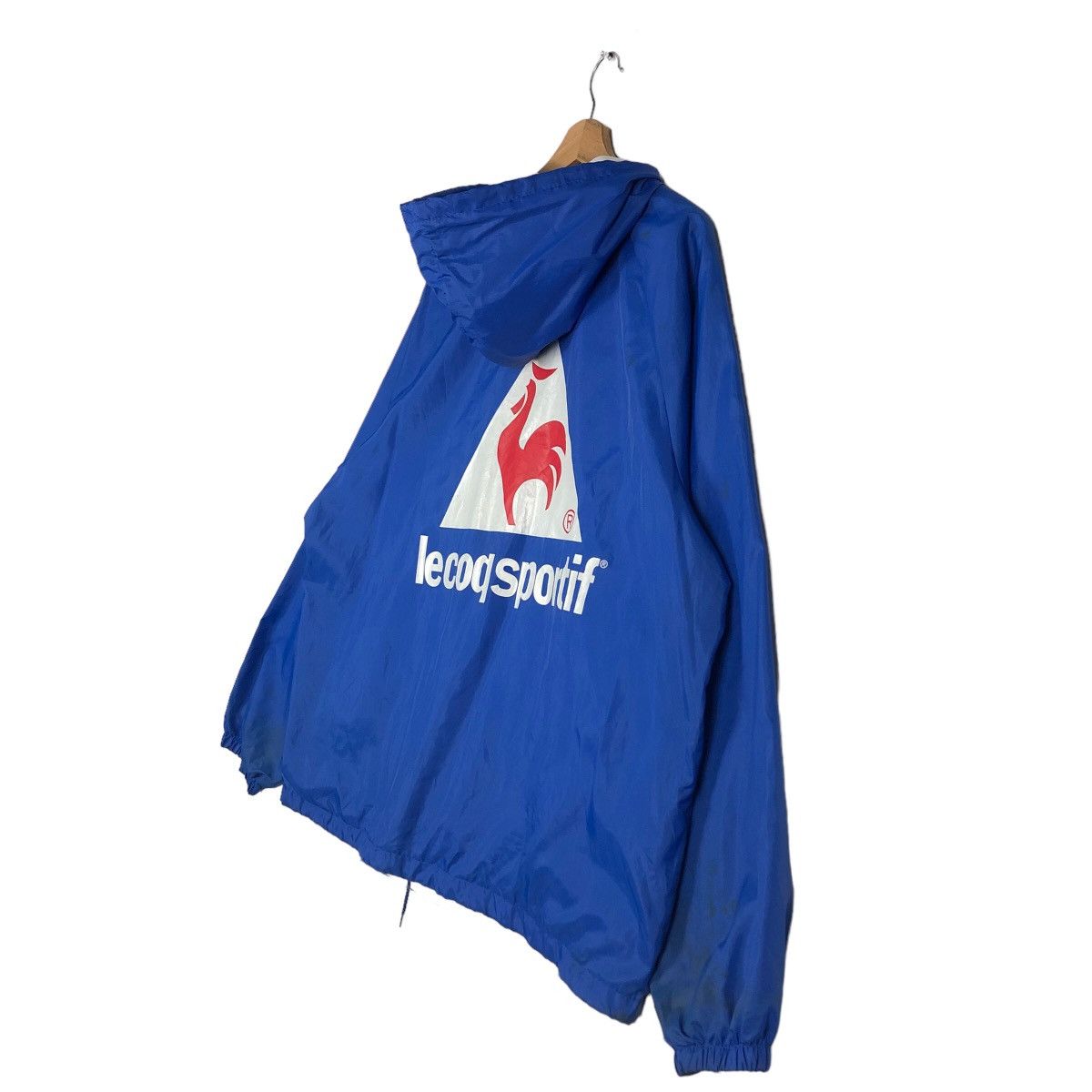 Japanese Brand 🔥Vtg Survival Jacket Le Coq Sportif Made in USA Big Logo Size US XL / EU 56 / 4 - 11 Thumbnail