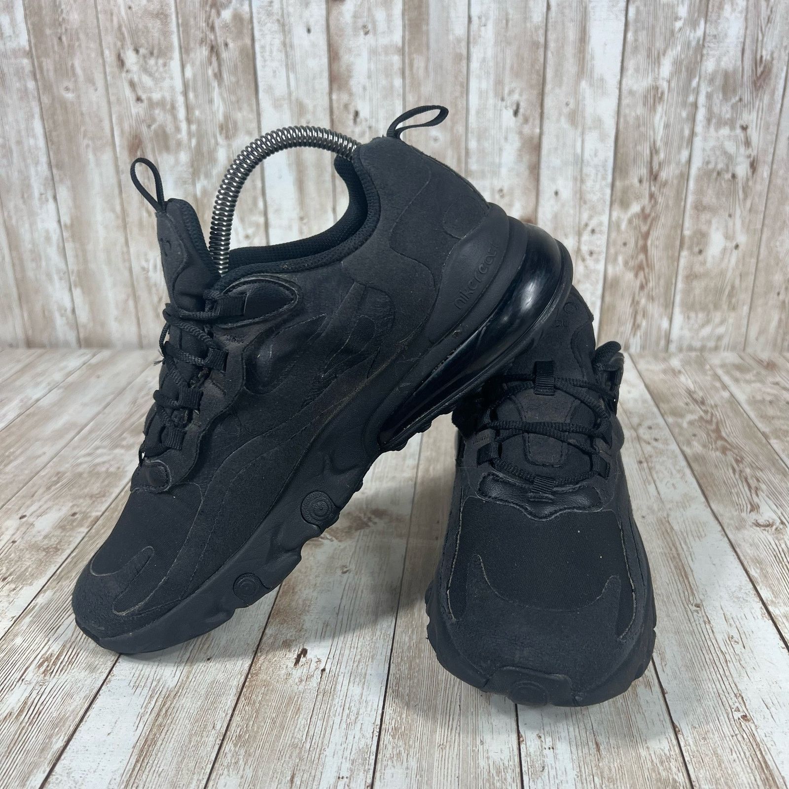 Nike Nike air max 270 Black kids 6.5 womens 8 bq0103 004 Size US 8 / IT 38 - 5 Thumbnail