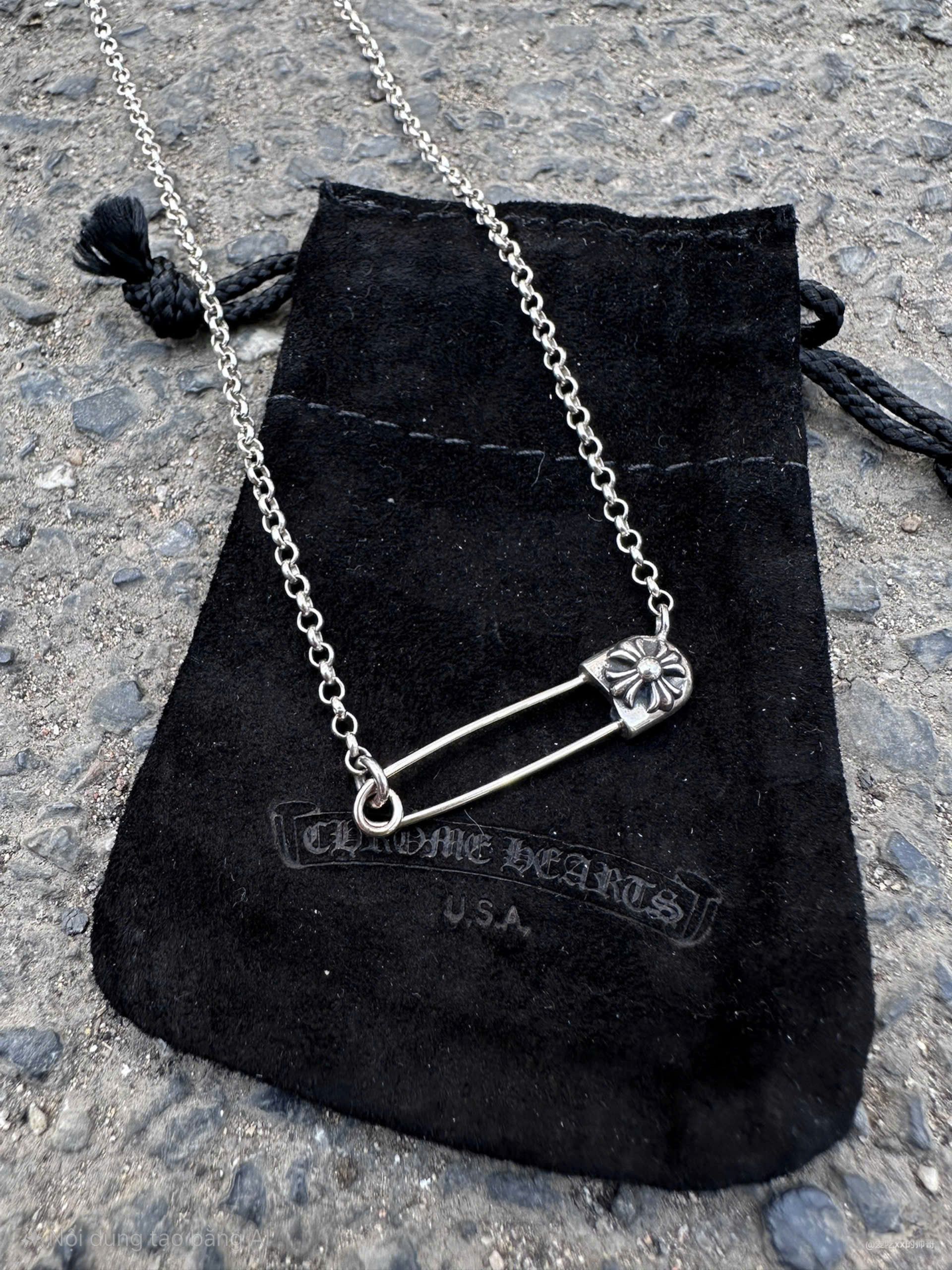 Chrome Hearts CHROME HEARTS Safety Pin Sliver Necklace Size ONE SIZE - 1 Thumbnail