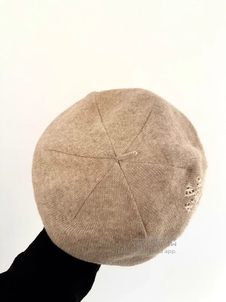 Vivienne Westwood Vivienne Westwood Vintage Beige Saturn Beret Size ONE SIZE - 4 Thumbnail