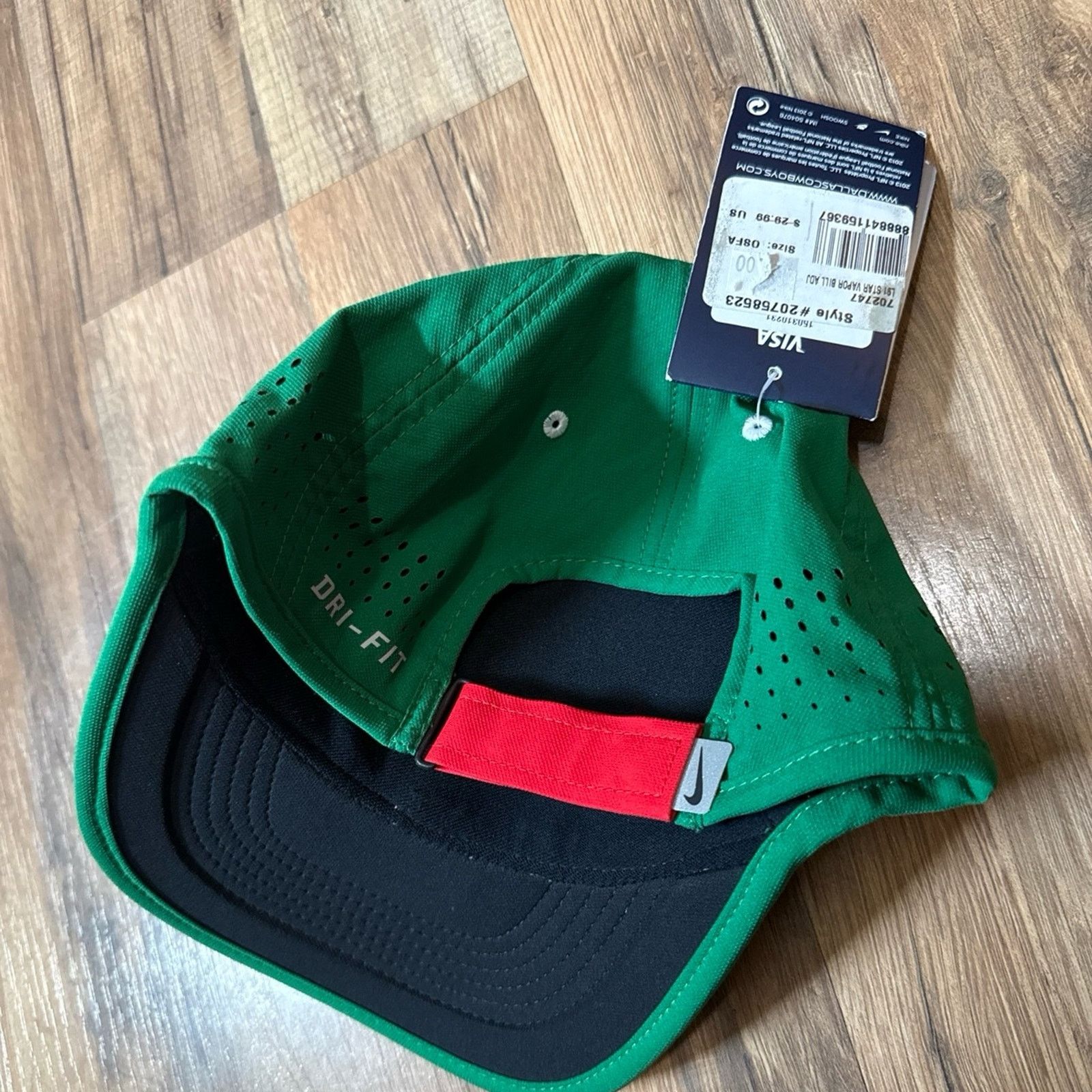 Nike 2013 Nike Dallas Cowboys Legacy 91 Dri-Fit 6 Panel Hat Size ONE SIZE - 4 Thumbnail