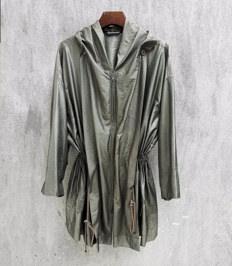 Issey Miyake Issey Miyake Nylon waterproof drawstring jacket Size US M / EU 48-50 / 2 - 1 Thumbnail