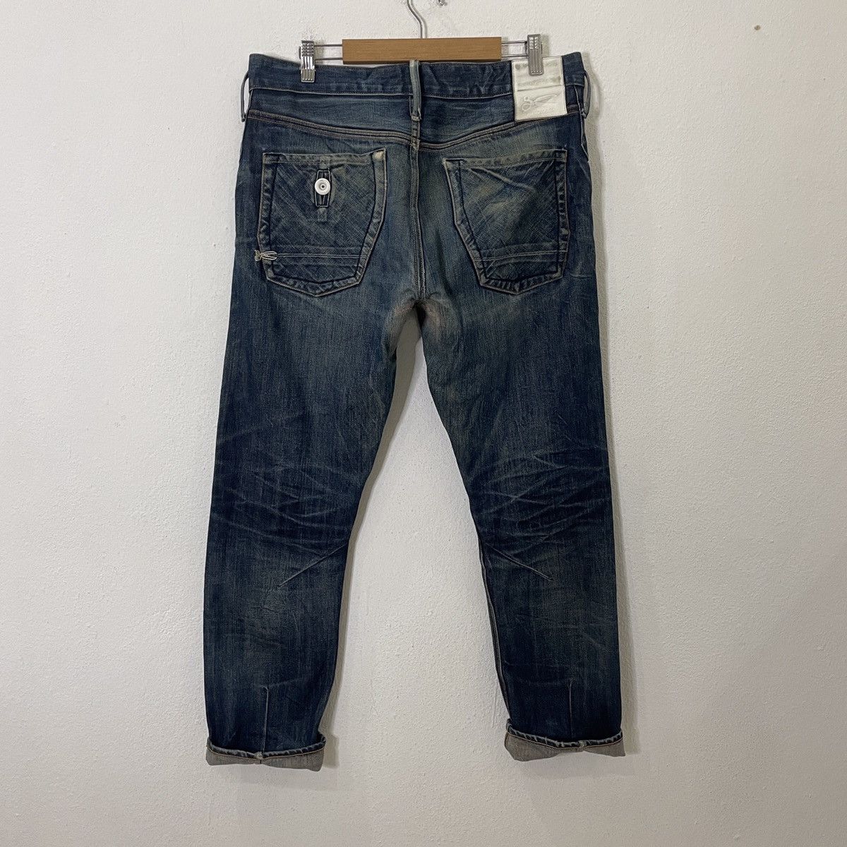 DENHAM Vintage Denham Japan Selvedge Denim Jeans Size US 34 / EU 50 - 9 Thumbnail