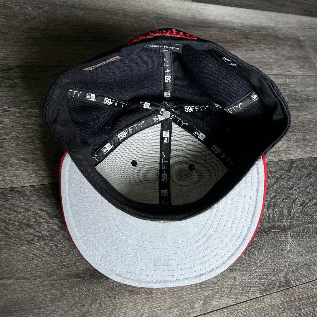 New Era NBA New Era Atlanta Hawks Hardwood Classics Fitted Hat 7 1/2 Size ONE SIZE - 3 Thumbnail