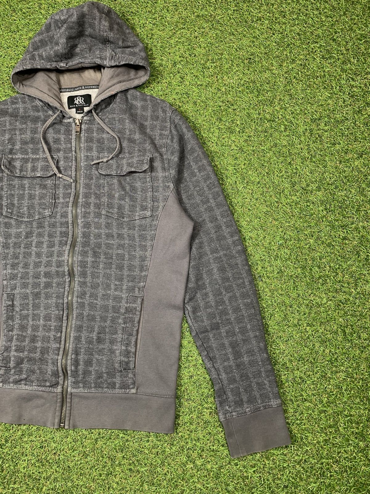 Rock & Republic Vintage Rock Republic zip up hoodie streetwear size S Size US S / EU 44-46 / 1 - 3 Thumbnail