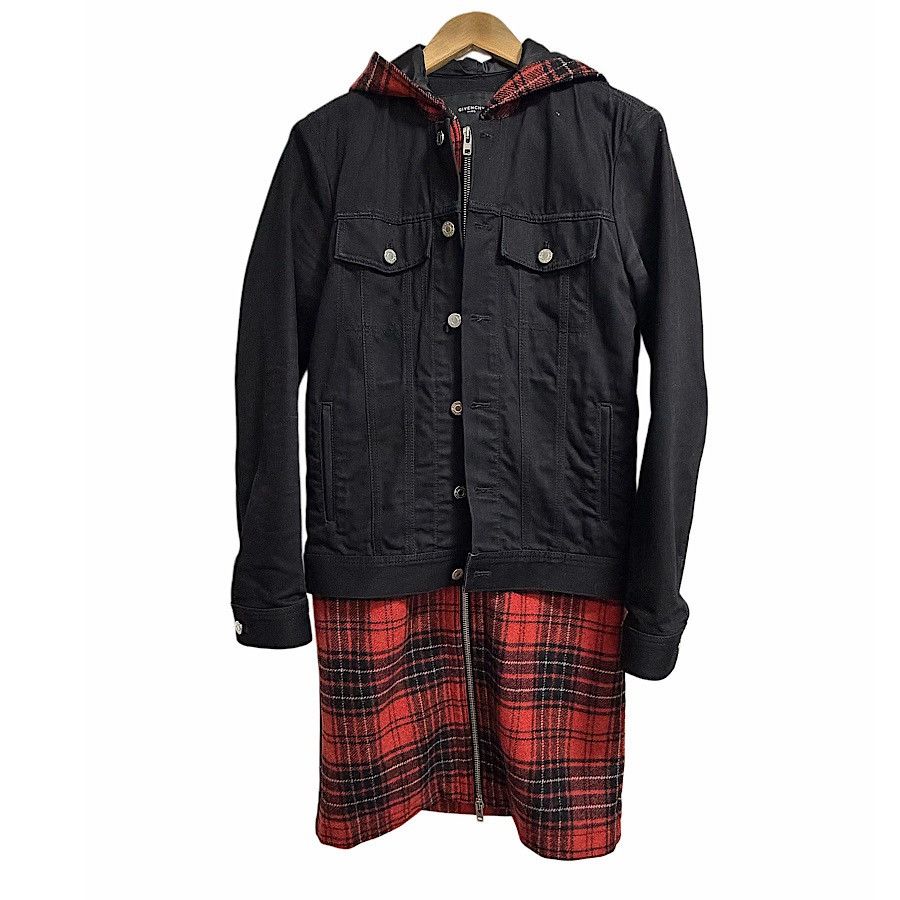 Givenchy Authentic Givenchy Riccardo Tisci Cut & Sewn Hooded Coat Size US XS / EU 42 / 0 - 1 Thumbnail