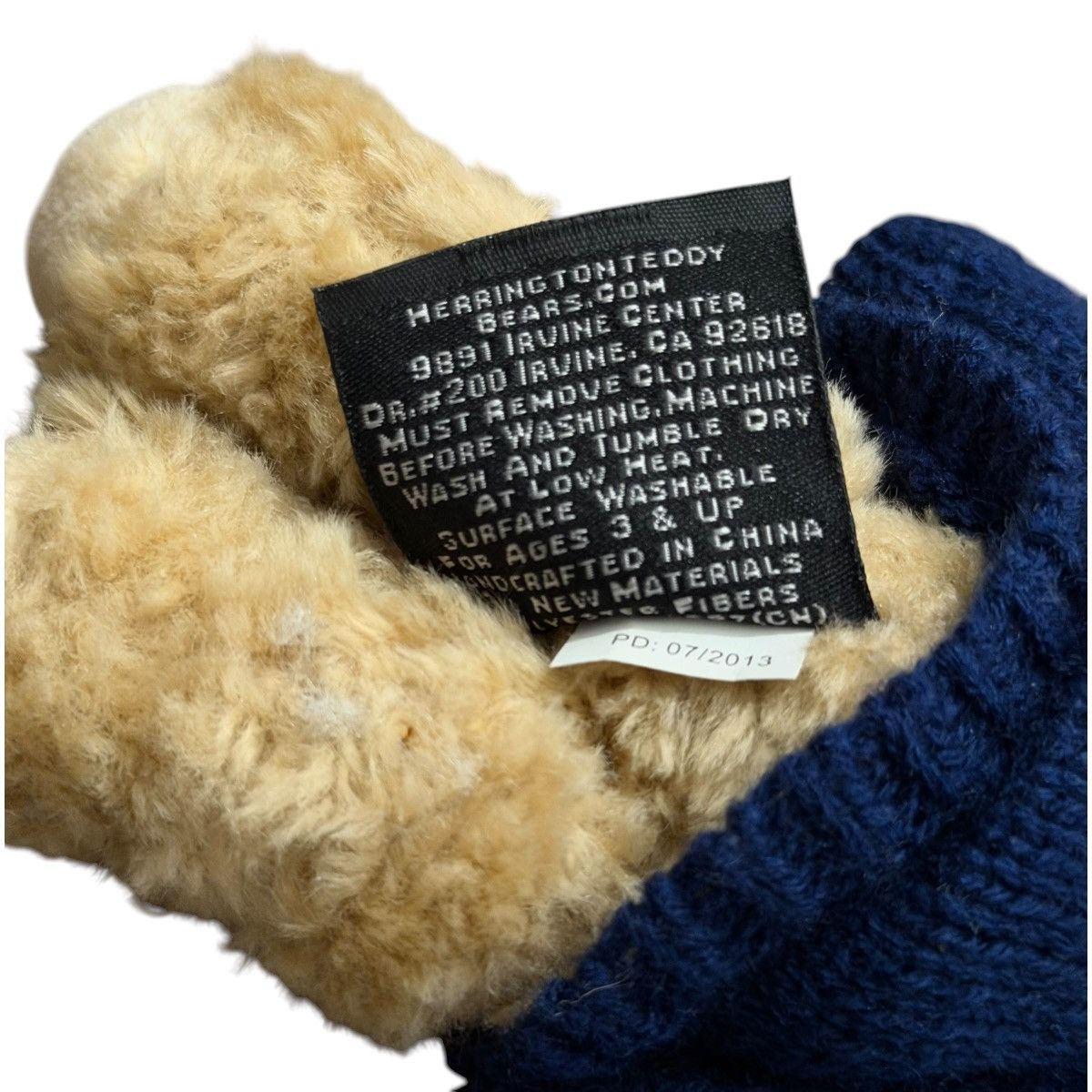 Mercedes-Benz Herrington Teddy Bears Mercedes-Benz Plush Teddy Bear Navy Size ONE SIZE - 5 Thumbnail