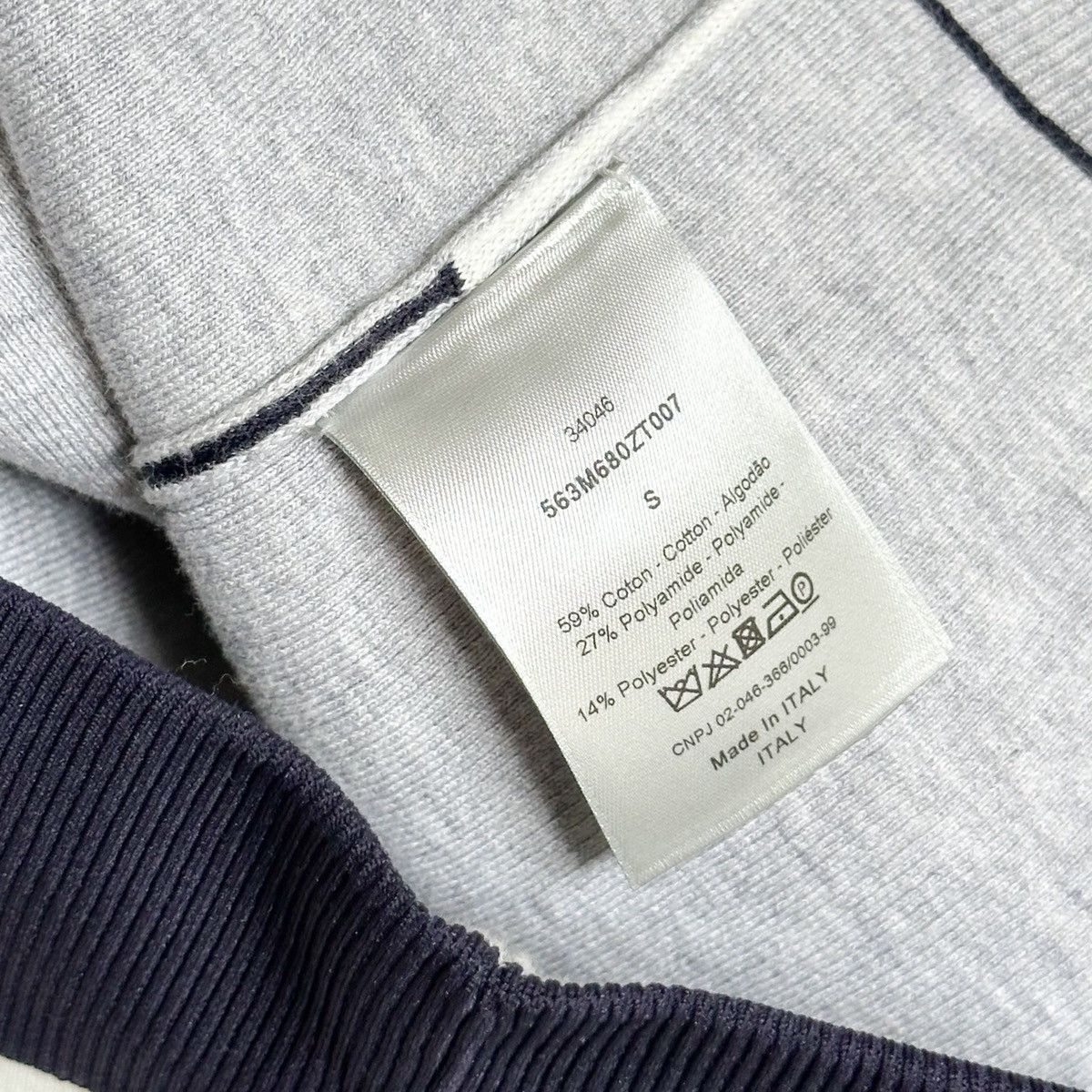 Dior Dior Homme Striped Crewneck Sweatshirt Size US S / EU 44-46 / 1 - 5 Thumbnail