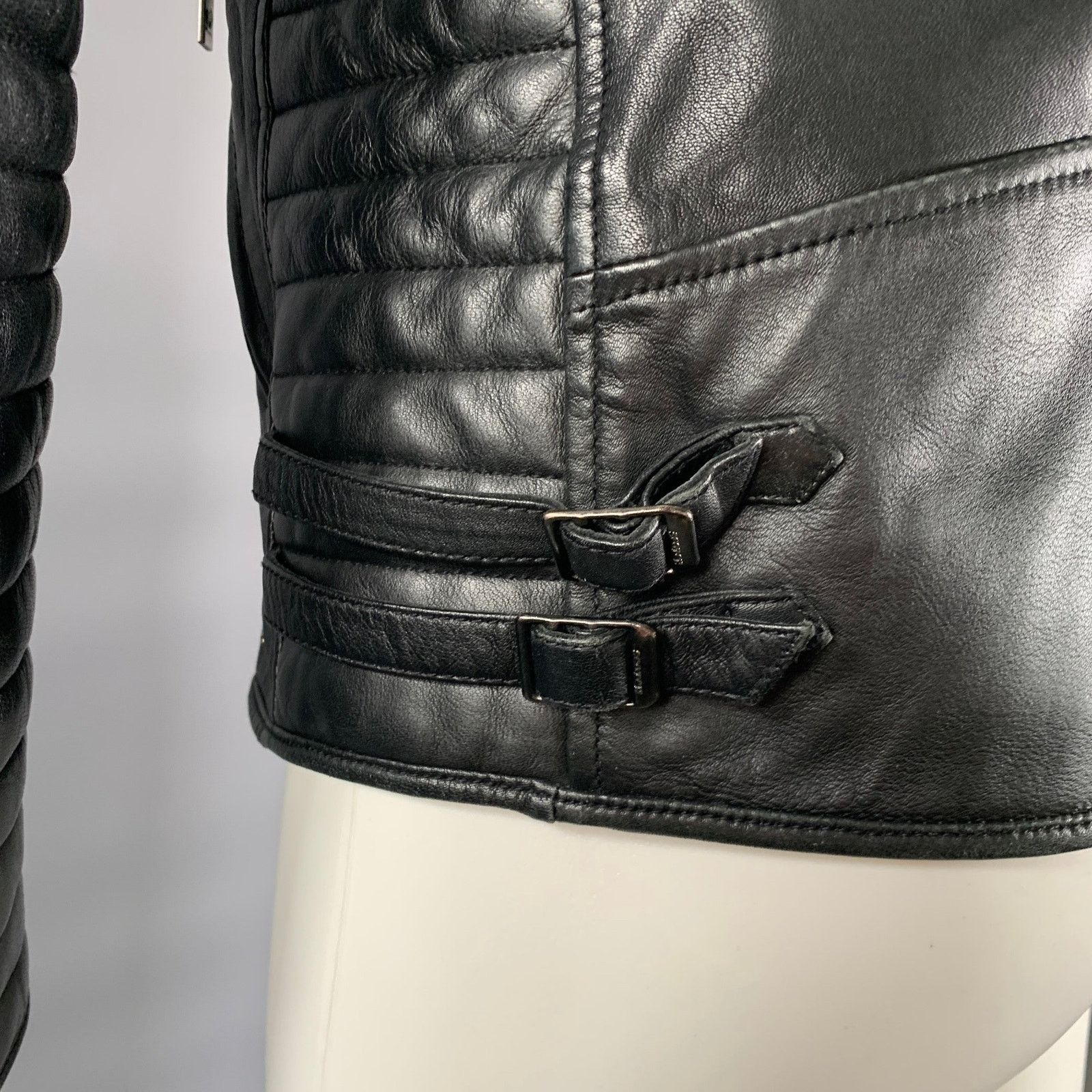 Scotch & Soda SCOTCH AND SODA Size M Black Leather Moto Racer Jacket Size US M / EU 48-50 / 2 - 5 Thumbnail