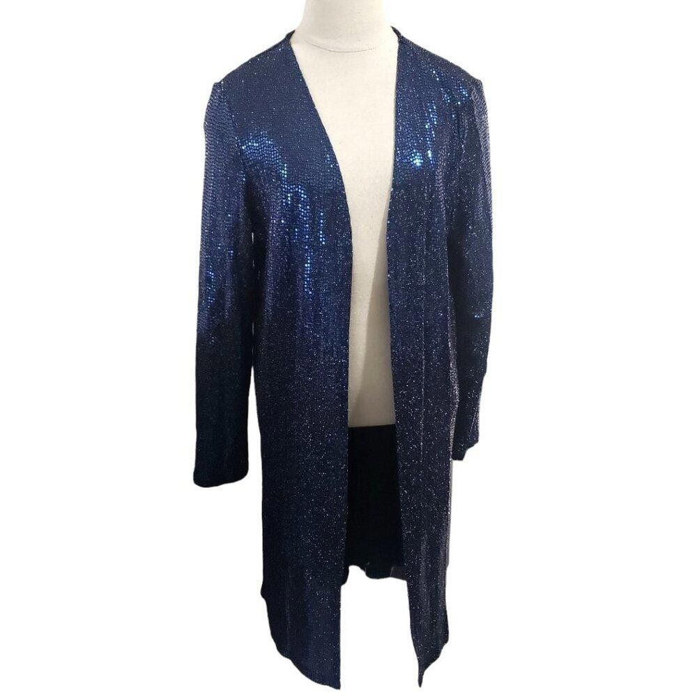 Designer CT1756 Jules & Leopold Nave Sequined Open Cardigan M Size M / US 6-8 / IT 42-44 - 1 Thumbnail