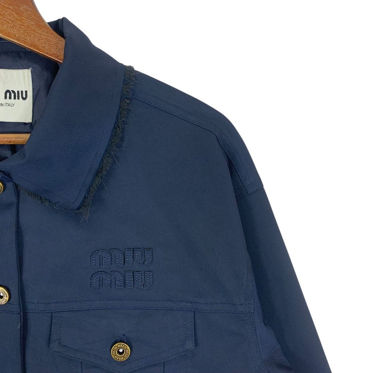 Miu Miu MIU MIU DOUBLE POCKET TRUCKERS JACKET Size US M / EU 48-50 / 2 - 8 Thumbnail
