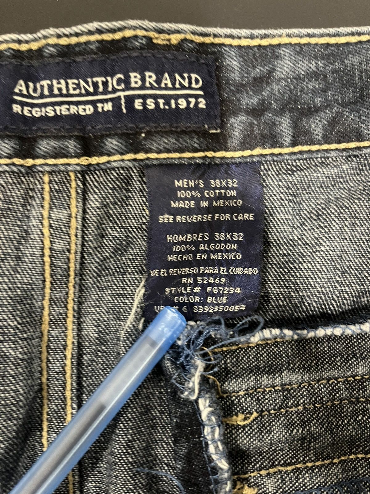 Faded Glory × Vintage Y2K faded glory wide leg baggy jeans Size US 38 / EU 54 - 3 Thumbnail