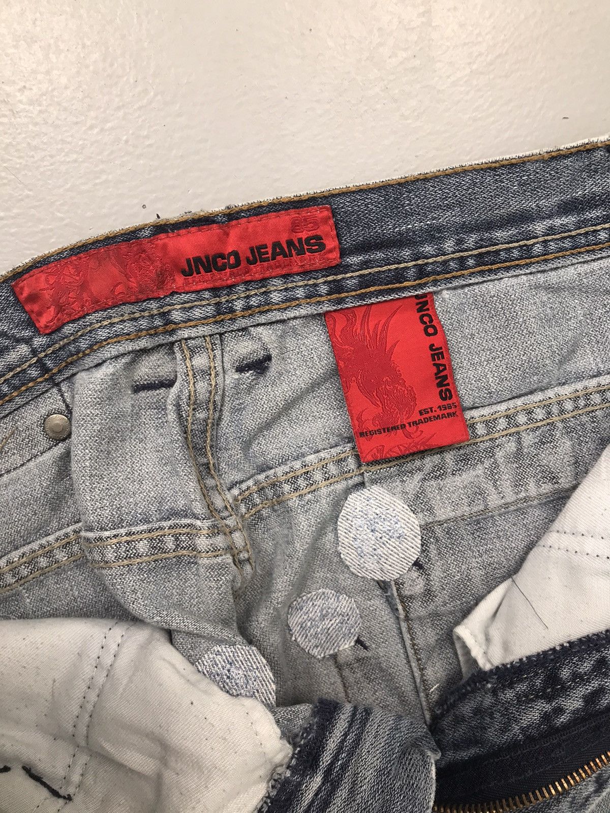 JNCO Vintage Jnco distressed denim Size US 28 / EU 44 - 8 Thumbnail