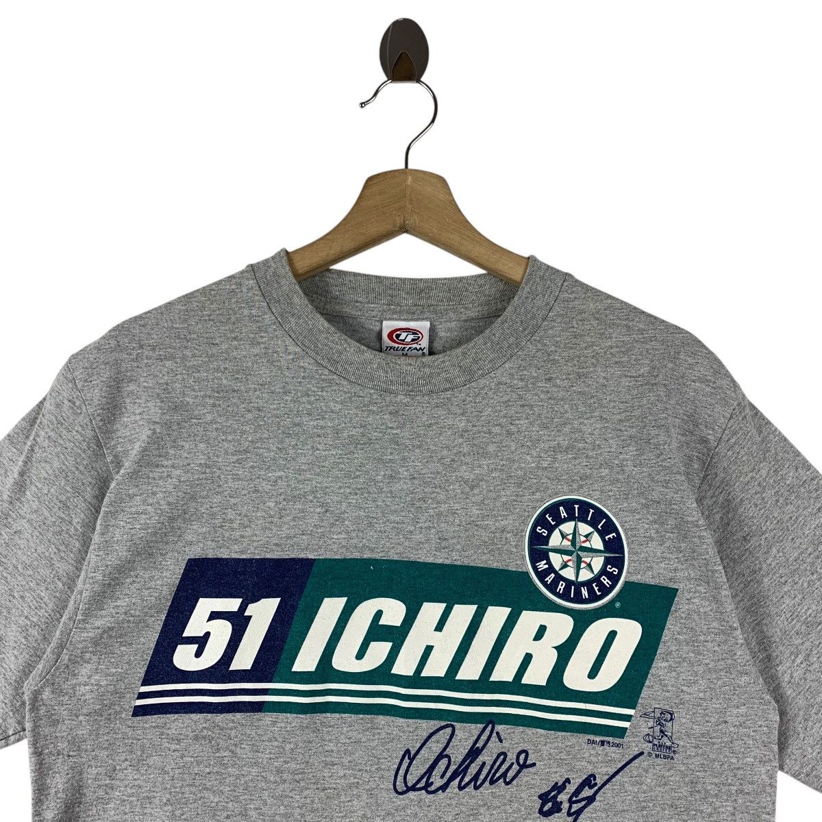 NBA × Vintage Vintage 90s SEATTLE MARINERS Ichiro printed tee Size US M / EU 48-50 / 2 - 2 Thumbnail