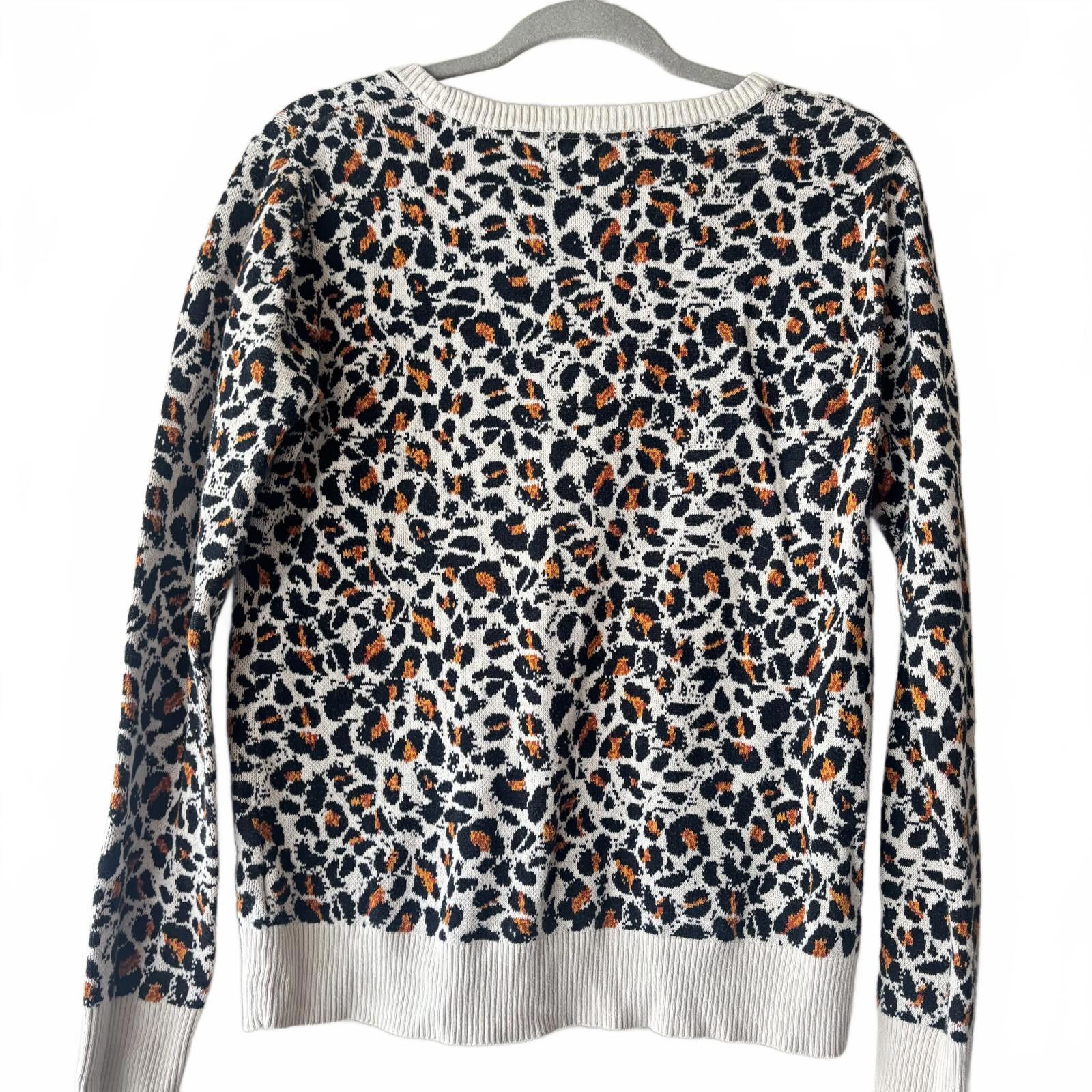Volcom Volcom Women's Leopard Print Crew Neck Sweater Size S / US 4 / IT 40 - 7 Thumbnail