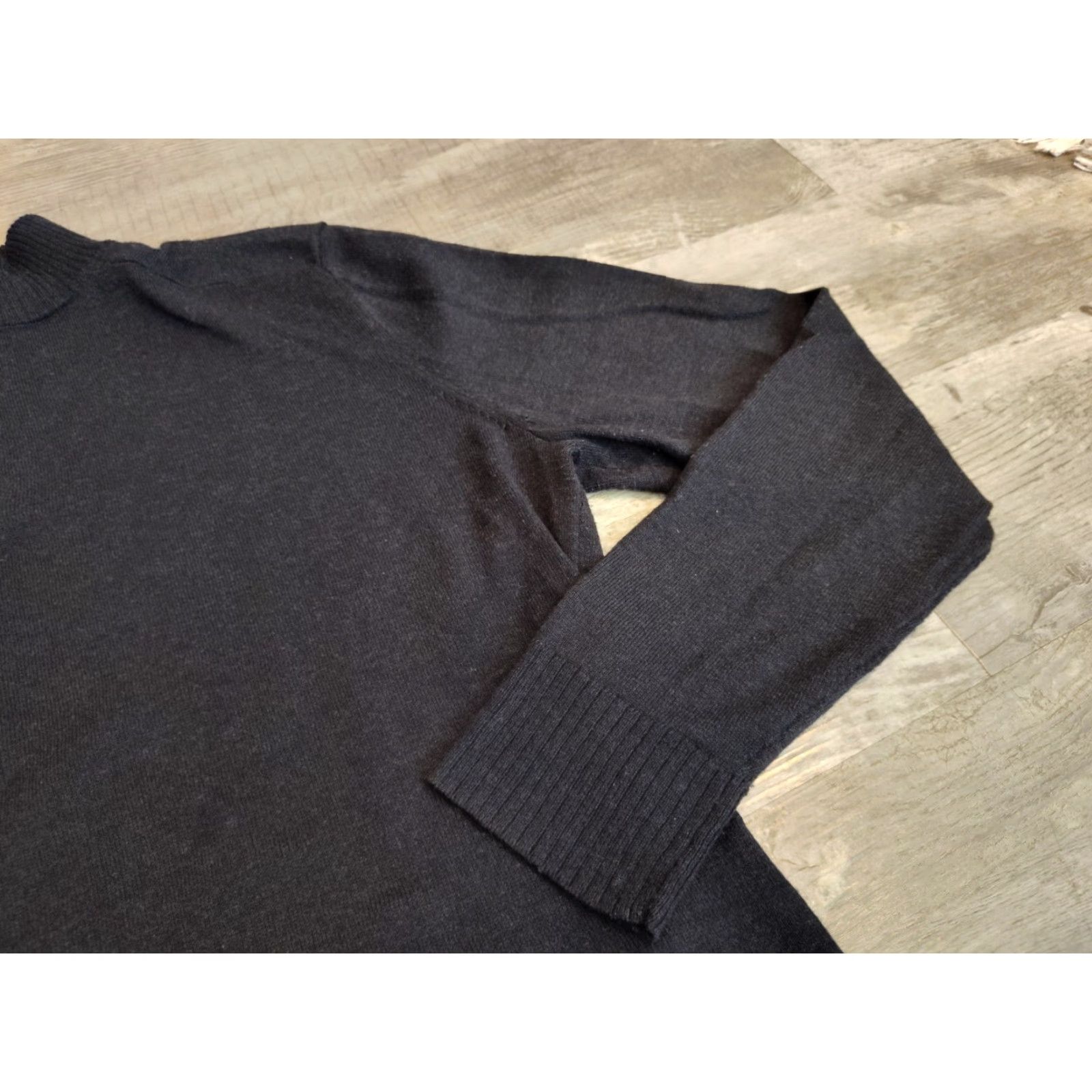 Smartwool SmartWool Sweater Mens L Black 1/4 Zip Mock Neck Pullover Size US L / EU 52-54 / 3 - 4 Thumbnail