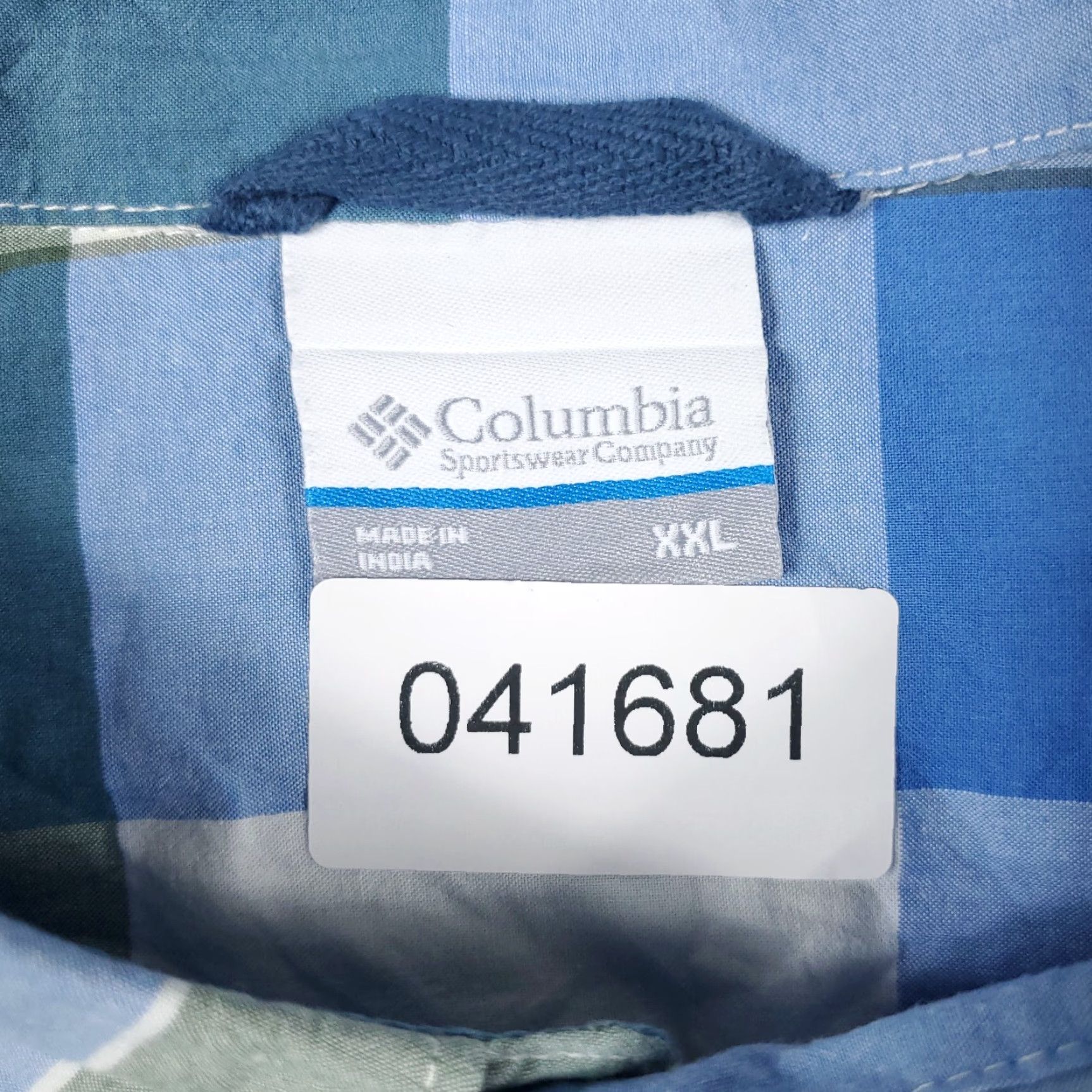 Vintage Columbia Shirt Mens 2XL Blue Plaid Short Sleeve Casual Button Up Size US XXL / EU 58 / 5 - 6 Thumbnail