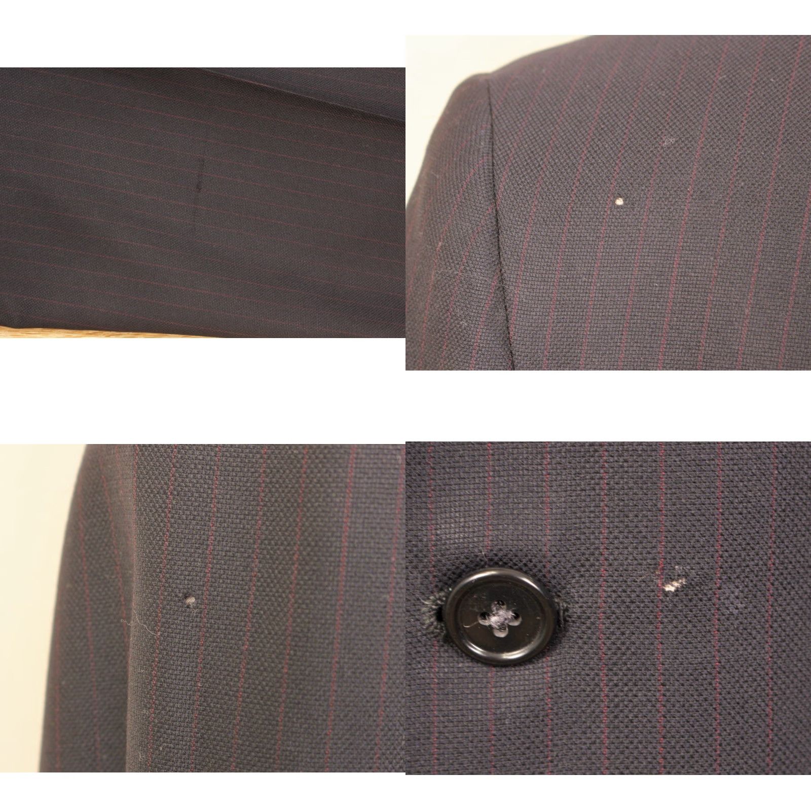 Vintage VINTAGE Men's VTG 60s Navy Blue Pinstripe 2 PC 3 Button Suit Sz M 1960s Suit Mens Navy Blue Pinstripe 60s Suit 1960s Mens VTG Size 40R - 9 Thumbnail