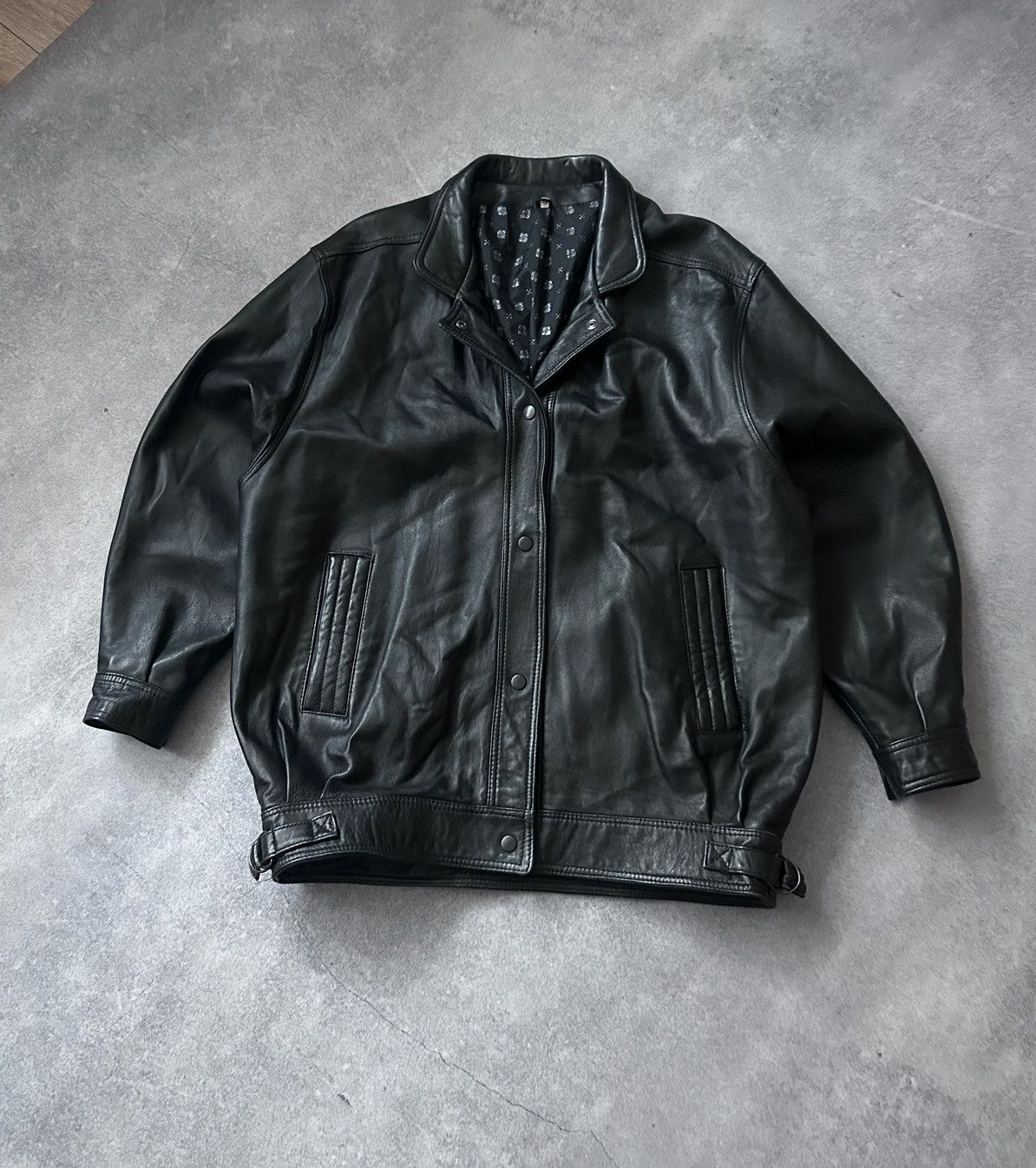 Genuine Leather × Vintage Vintage Real Leather Mens Trend leather jacket Y2k Size US M / EU 48-50 / 2 - 1 Thumbnail