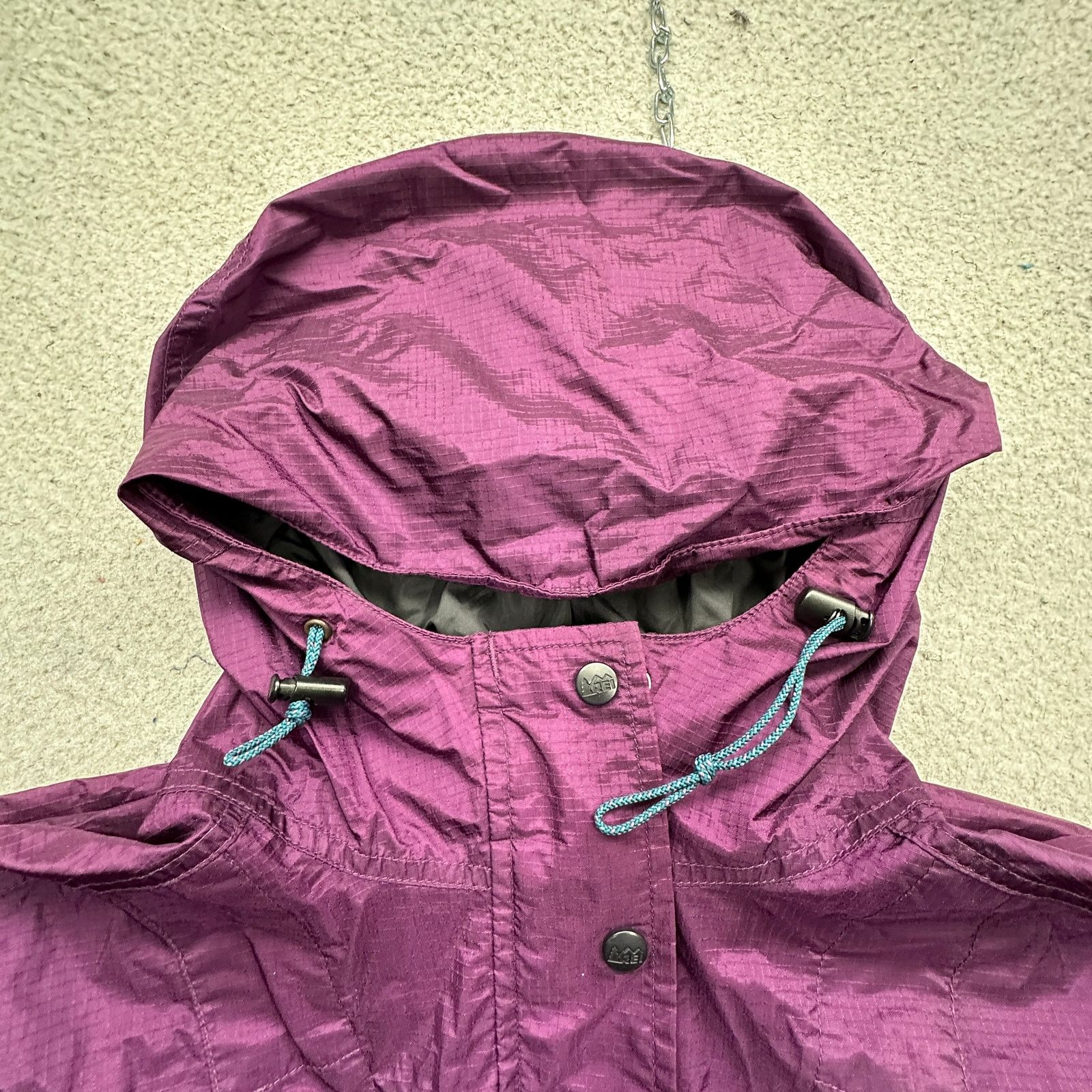 Rei Vintage REI Gore-Tex Hooded Jacket Womens 12 Large Shell Size L / US 10 / IT 46 - 15 Thumbnail