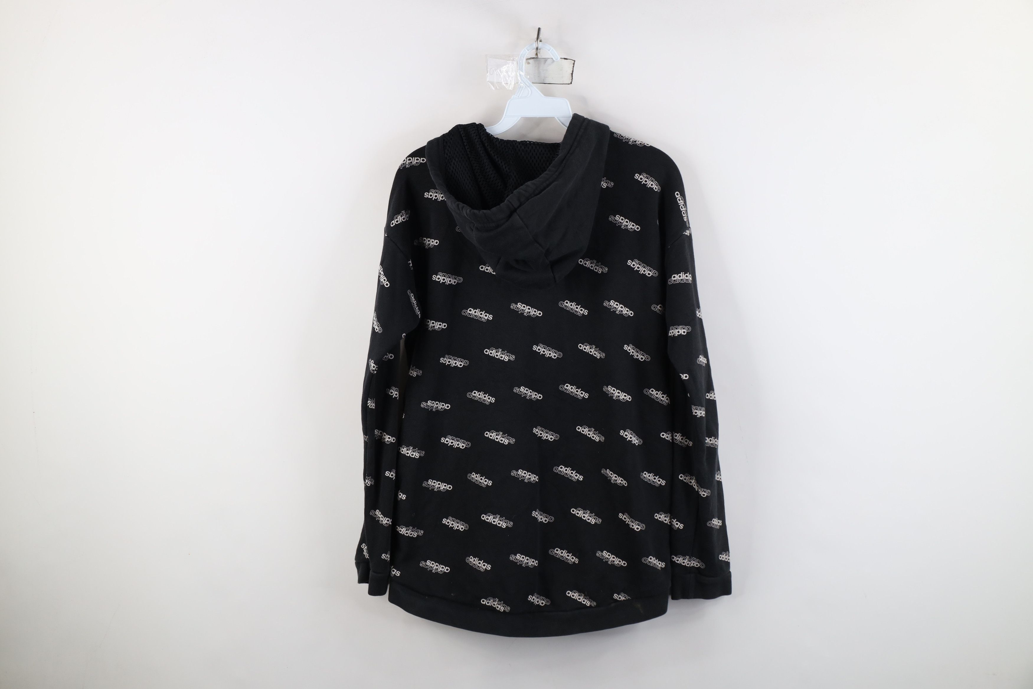 Adidas Y2K Adidas Spell Out All Over Print Hoodie Sweatshirt Size M / US 6-8 / IT 42-44 - 12 Thumbnail
