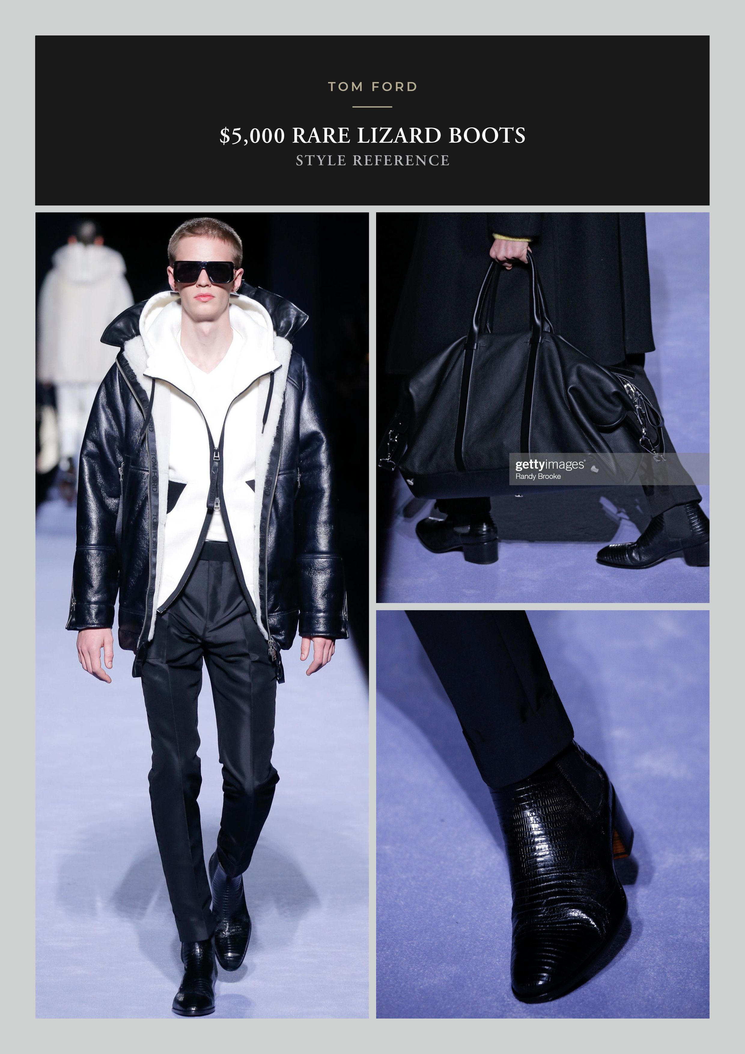 Tom Ford A-List Celeb RARE $5K TOM FORD Lizard Boots, Godly Details Size US 10.5 / EU 43-44 - 8 Thumbnail
