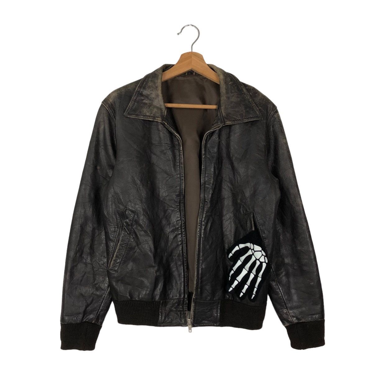 Japanese Brand 🔥80’s RARE GENUINE BOMBER LEATHER JACKET INSPIRE SCHOTT USA Size US L / EU 52-54 / 3 - 1 Thumbnail