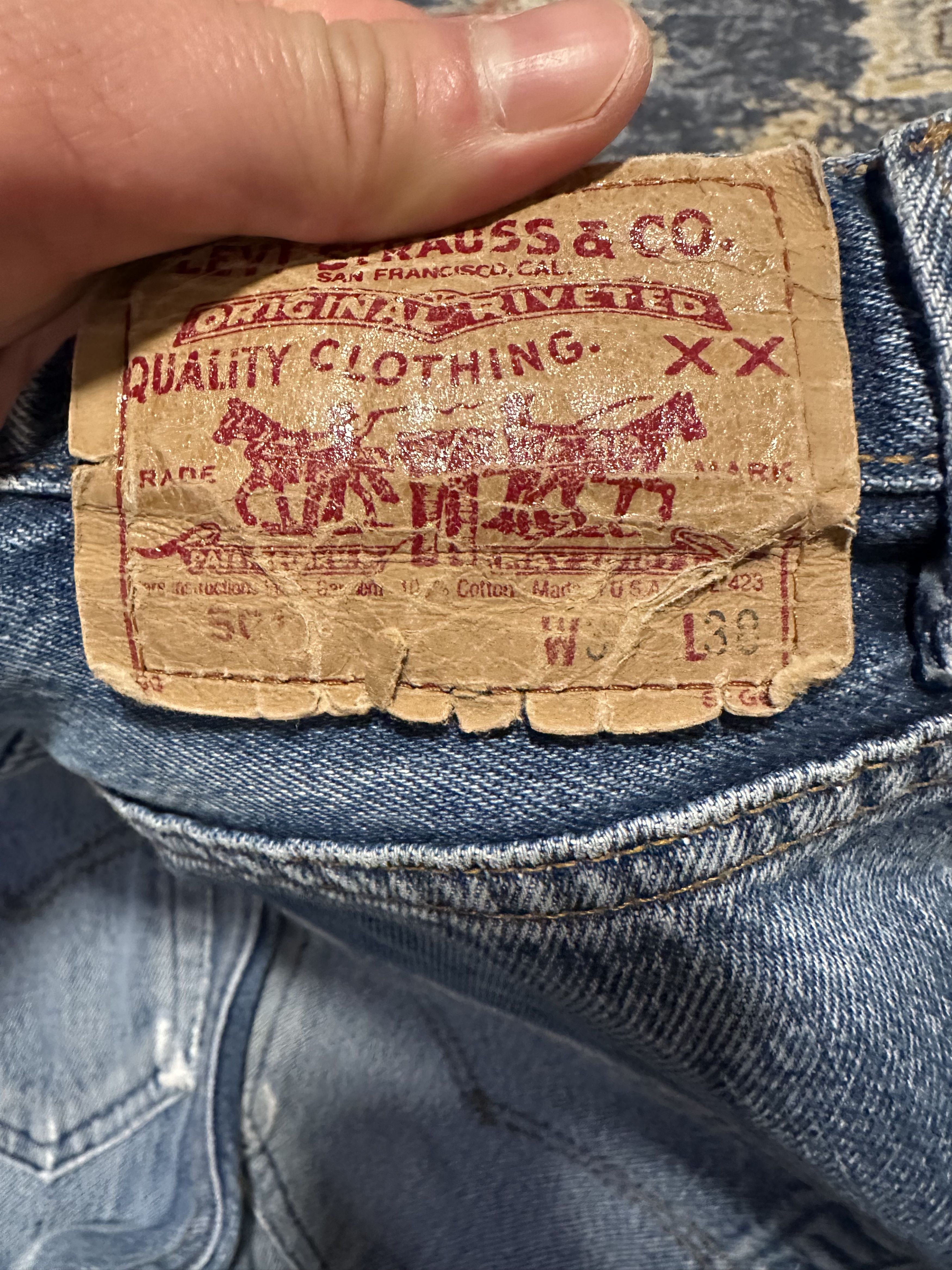 Levi's Levi's 501 Jeans - Light Blue - Vintage Feel Size US 32 / EU 48 - 3 Thumbnail