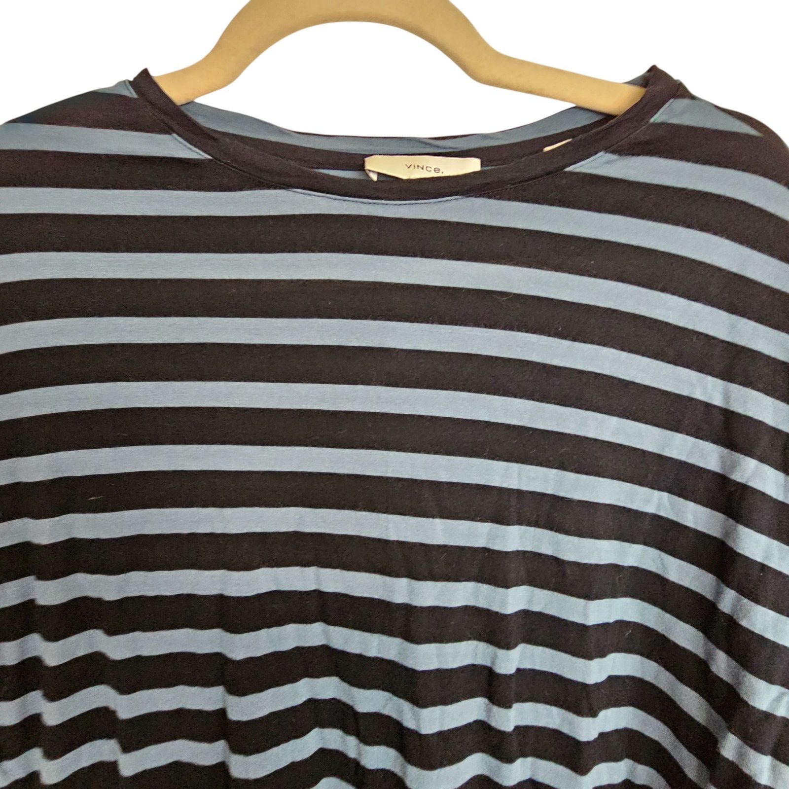 Vince Vince Womens Striped T-Shirt Sz S Quiet Luxury Minimalist Size S / US 4 / IT 40 - 2 Thumbnail