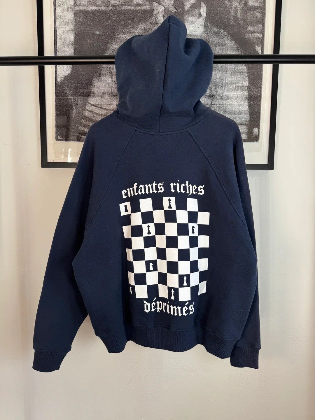 Enfants Riches Deprimes 🚭 ICONIC OG 🚭 RELEASE FW 2019 CHESSBOARD LOGO HOODIE Size US M / EU 48-50 / 2 - 4 Thumbnail