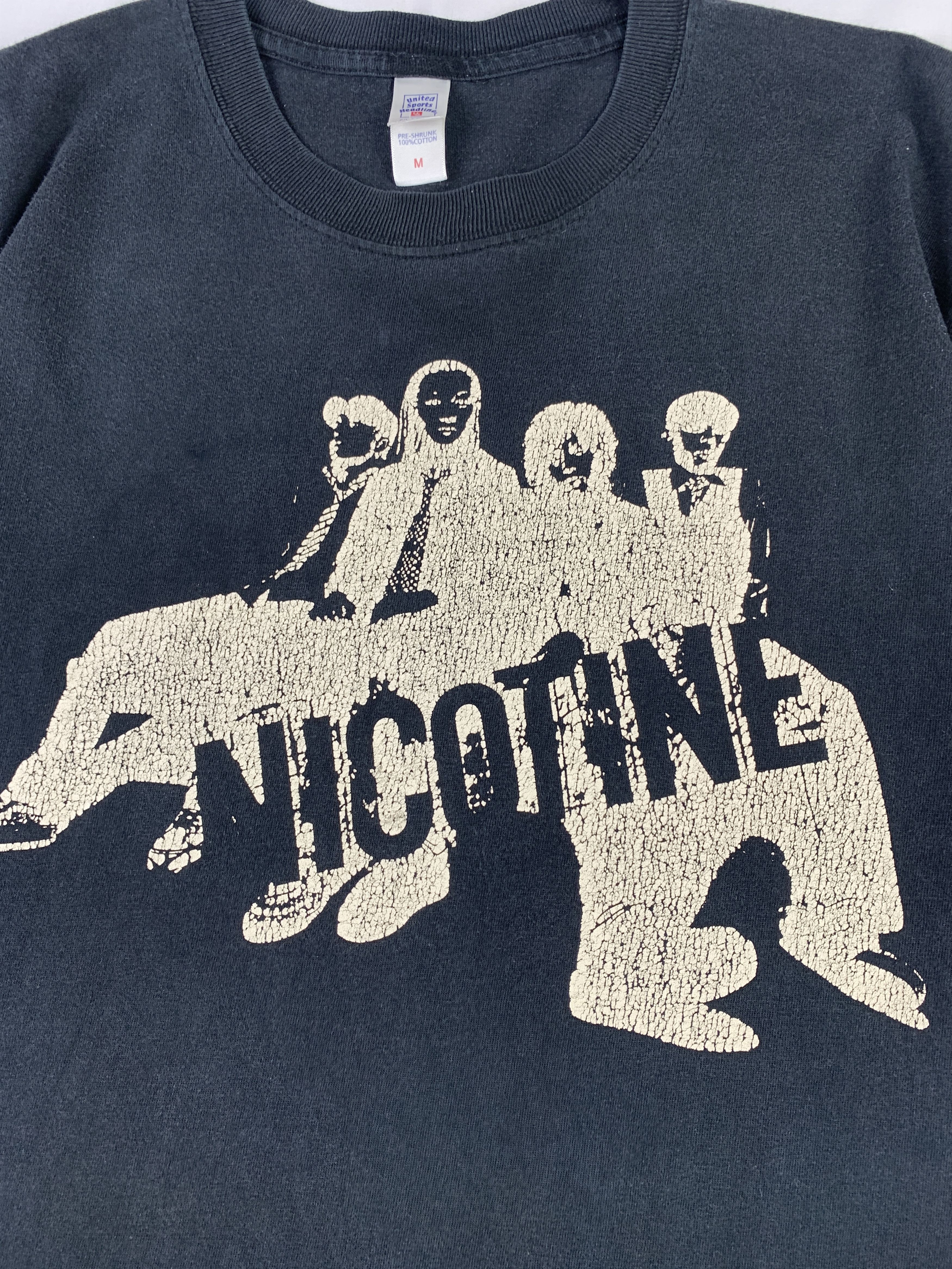 Band Tees 2009 Nicotine "Soundquake" Album Tour Faded Tee Size US M / EU 48-50 / 2 - 3 Thumbnail