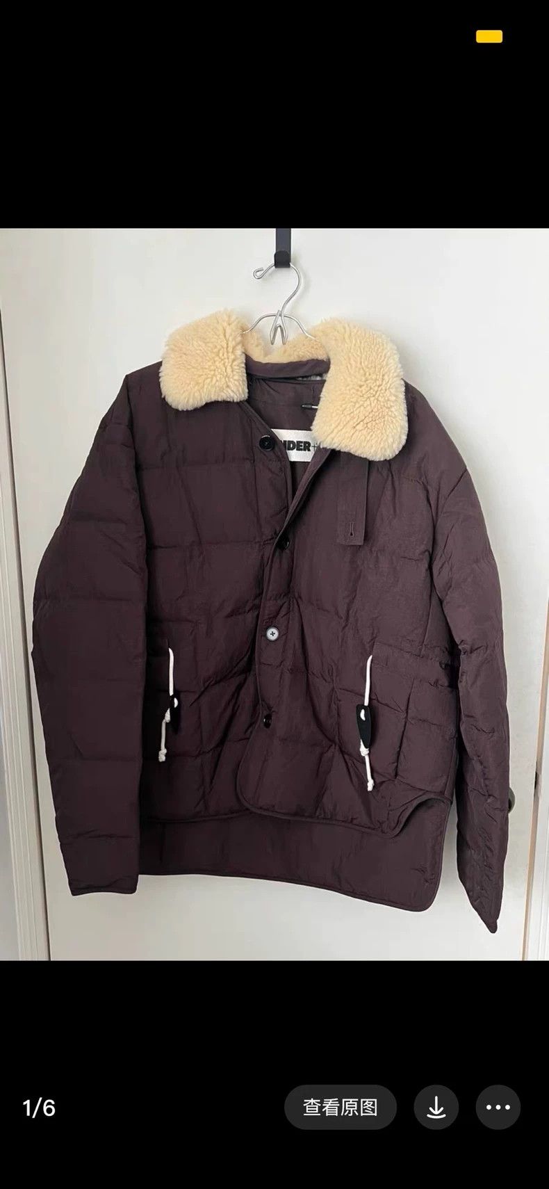 Jil Sander Jil Sander Fur-trimmed goose down jacket Size XXS / US 00 / IT 34 - 1 Thumbnail