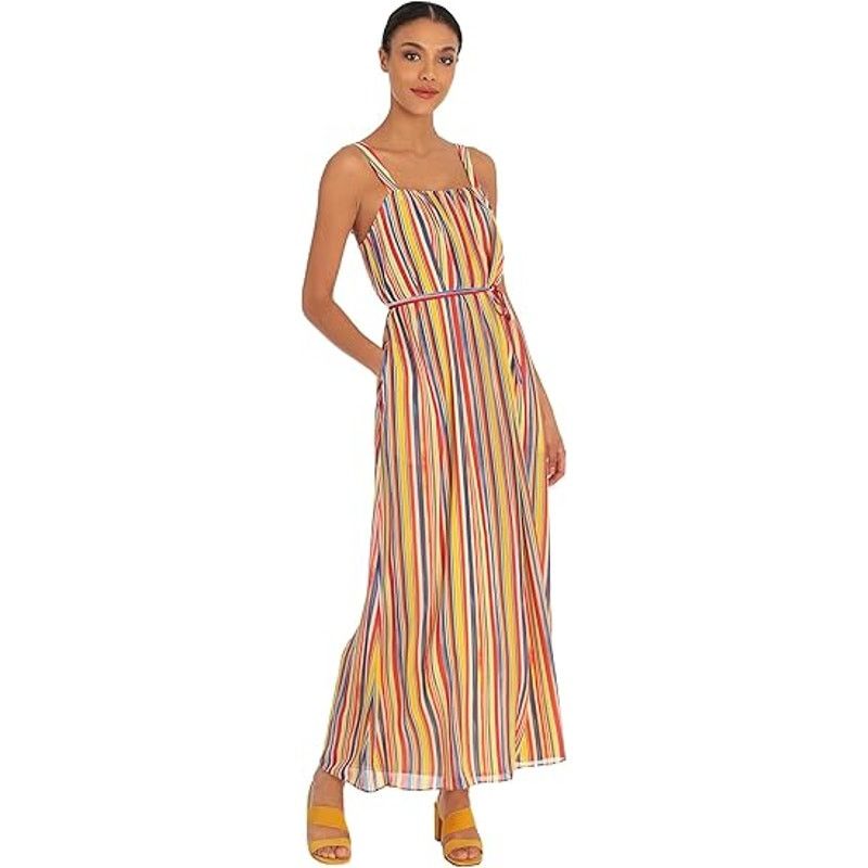 MAGGY LONDON NWT Maggy London Womens Size 0 Striped Maxi Dress Sleeveless Size XS / US 0-2 / IT 36-38 - 1 Thumbnail