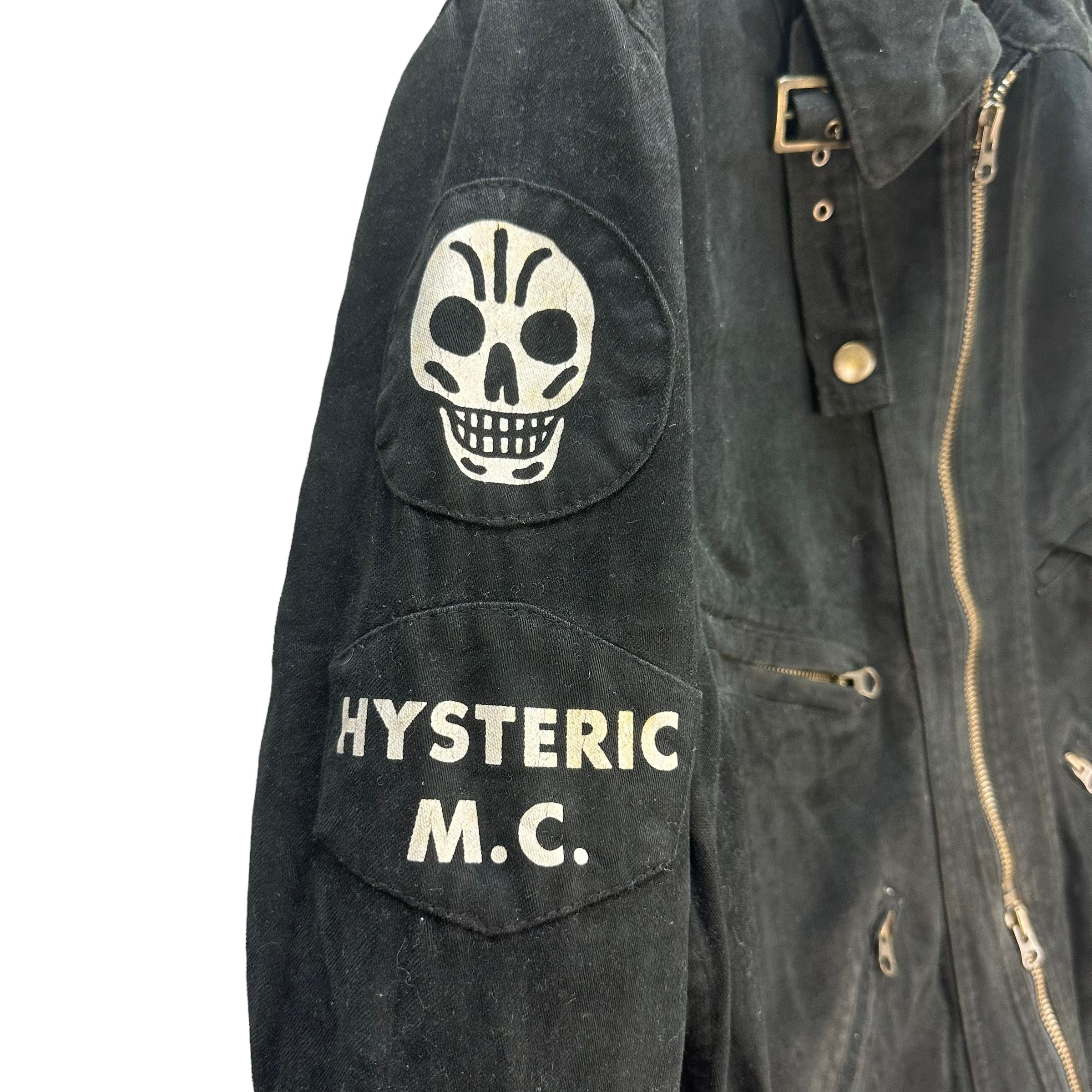 Hysteric Glamour KINKY JEANS HYSTERIC GLAMOUR M.C BIG LOGO JACKET #8446-009 Size US M / EU 48-50 / 2 - 7 Thumbnail