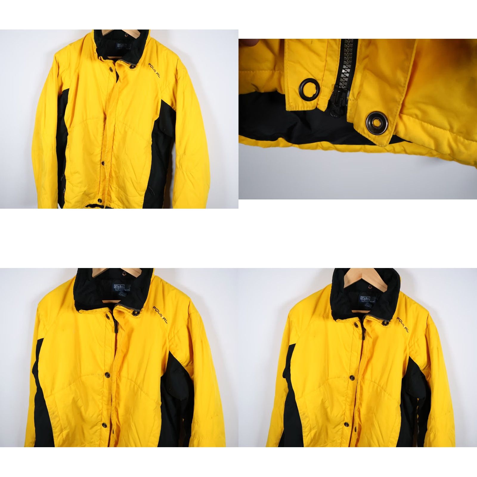 Polo Ralph Lauren Polo Ralph Lauren Parka Jacket Men L Yellow Black Full Zip Insulated (No Hood) Pattern: Solid 90s Style Vintage: No Size US L / EU 52-54 / 3 - 11 Thumbnail