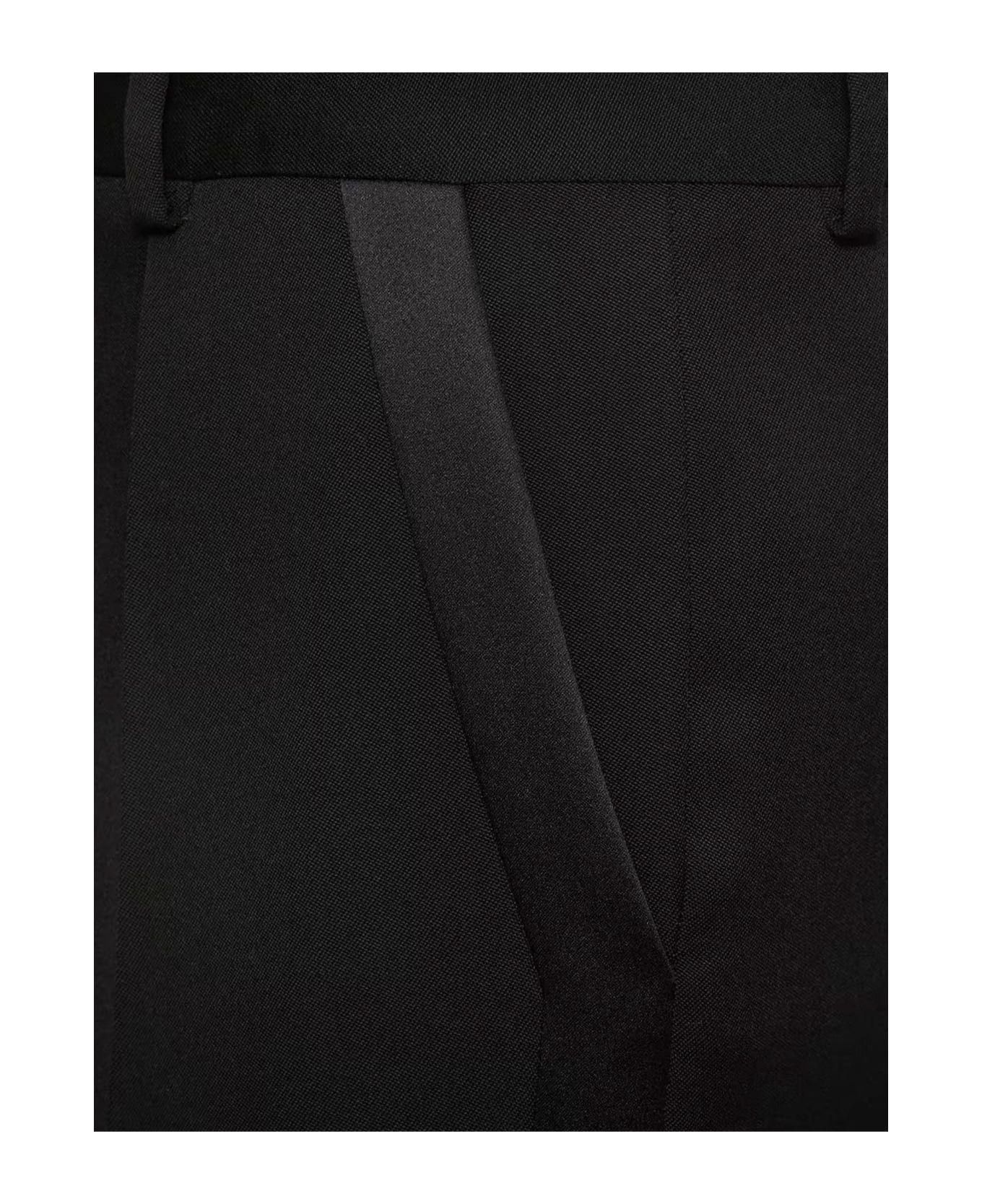 Saint Laurent Paris o1s1wg110125 752132 Pantalon Tailleur Laine Satine Pant Size 28" / US 6 / IT 42 - 3 Thumbnail