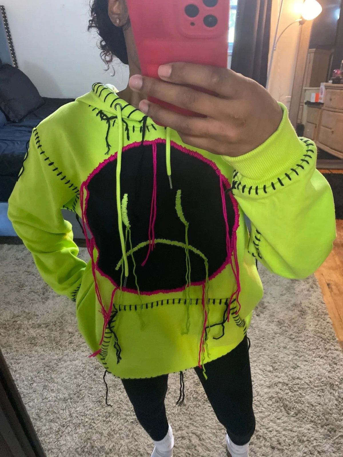 Designer × Japanese Brand Y2K kawaii hip-hop sweatshirt Gothic Punk smile hoodie Size US L / EU 52-54 / 3 - 5 Thumbnail