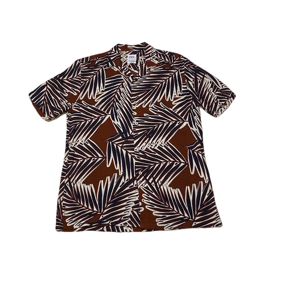 Zara Zara Camp Collar Shirt Size US S / EU 44-46 / 1 - 1 Thumbnail