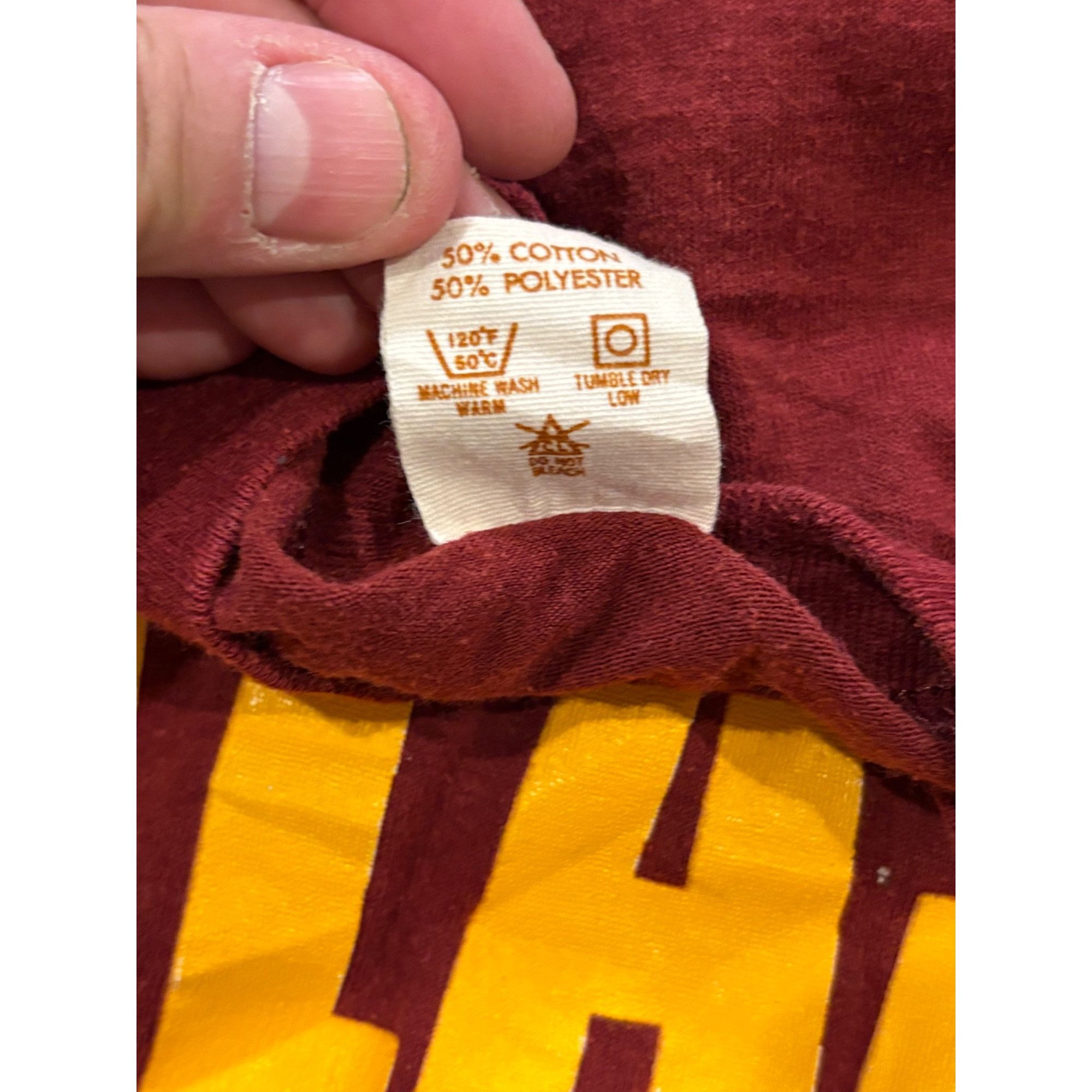 Logo 7 Vintage 1980's Washington Redskins Logo 7 Single Stitch T-Sh Size S / US 4 / IT 40 - 8 Thumbnail