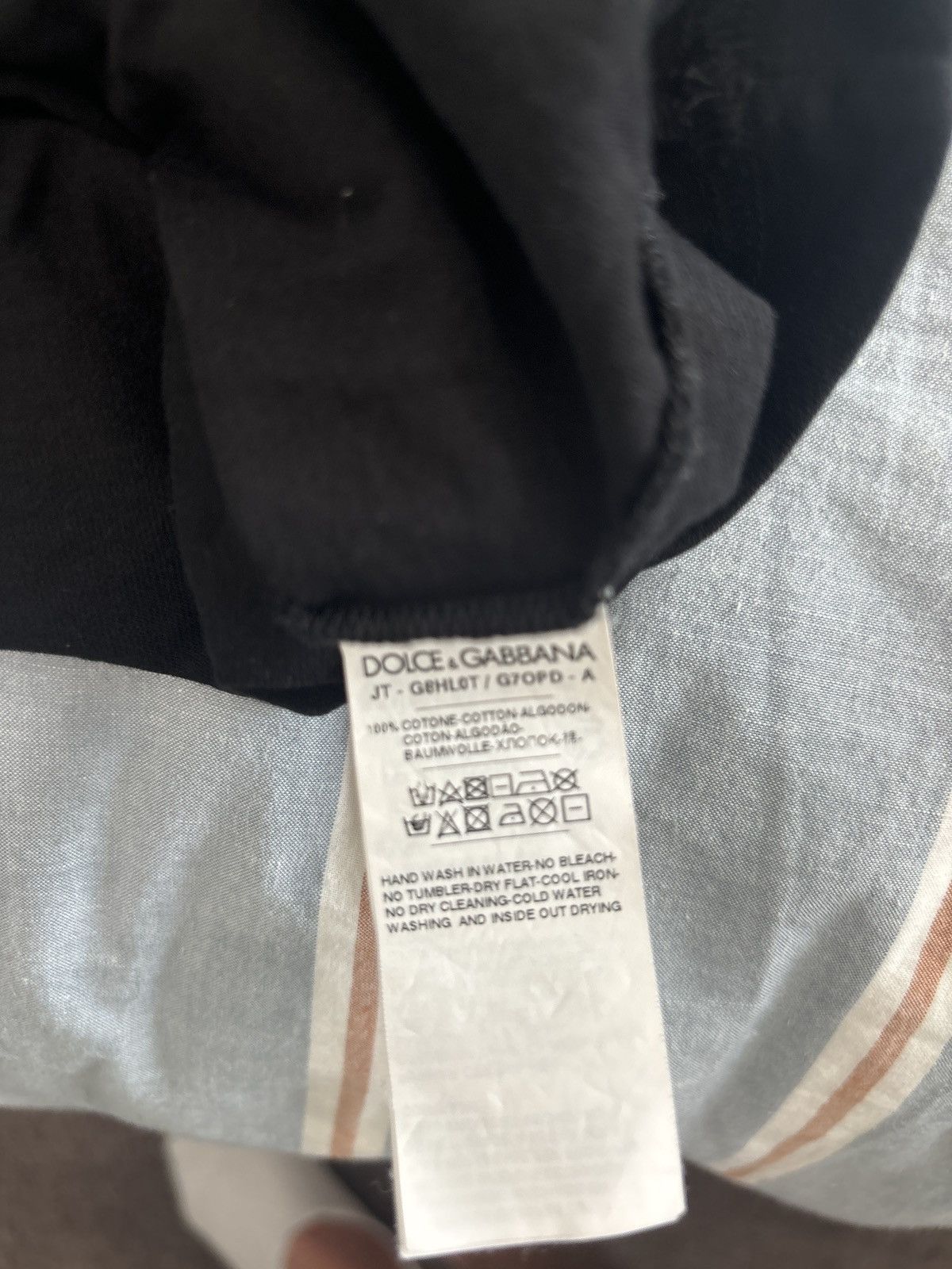 Dolce & Gabbana Dolce & Gabbana Logo Plaque T- Shirt Size US L / EU 52-54 / 3 - 5 Thumbnail