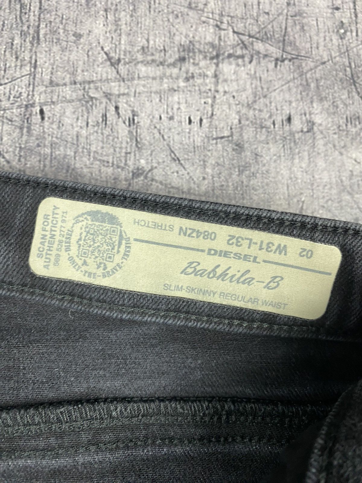 Diesel × Vintage Vintage Diesel Bibhila B Avant Garde y2k Denim Jeans pants Size 31" - 10 Thumbnail