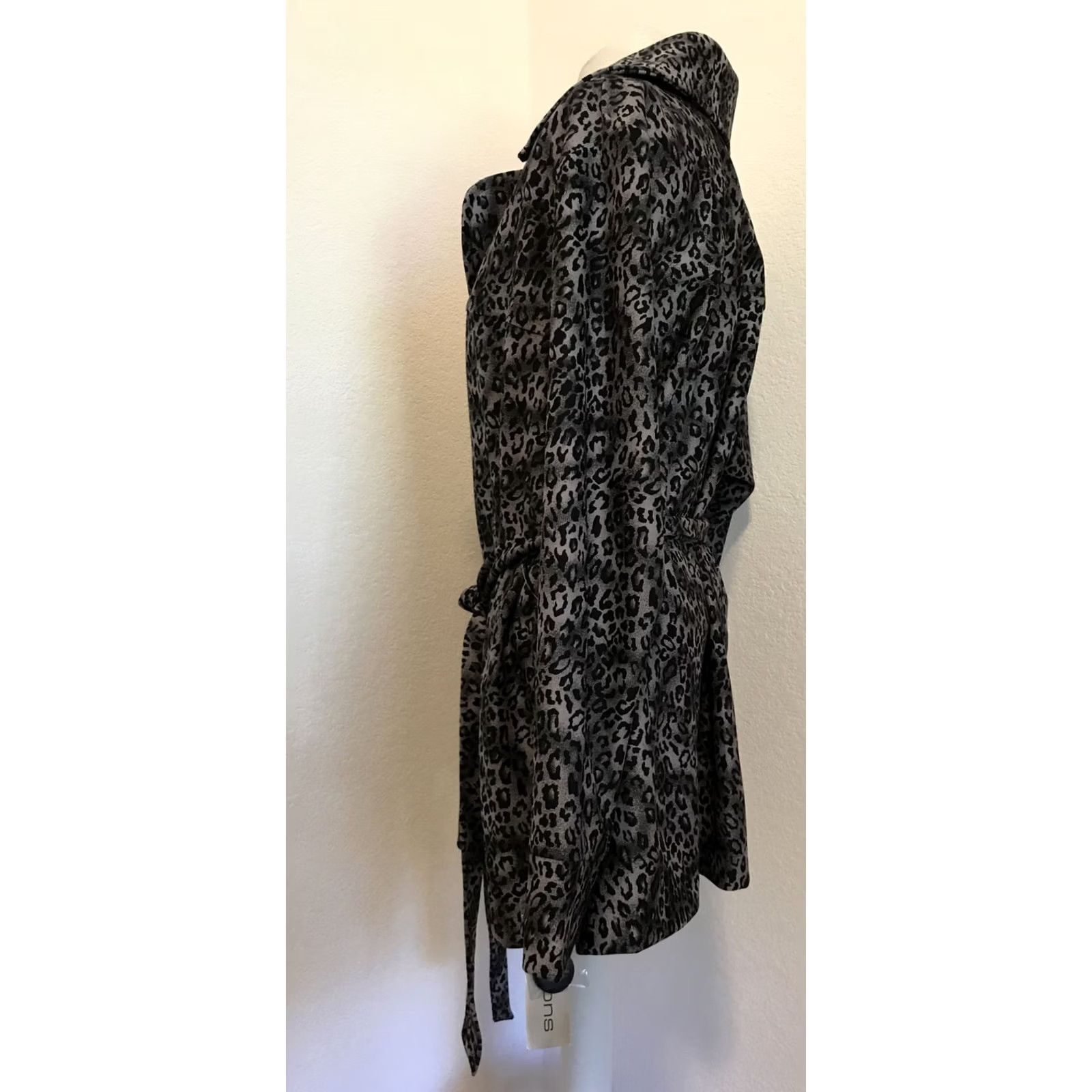 Vintage NWT - Focusing on "New Notations Sz 3X plus animal print jacket buttons belted" - important keywords Size XXL / US 16-18 / IT 52-54 - 3 Thumbnail