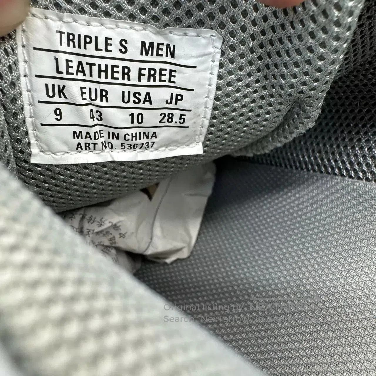 Balenciaga Gray Low-Top Sneakers Size 10. Size US 10 / EU 43 - 8 Thumbnail
