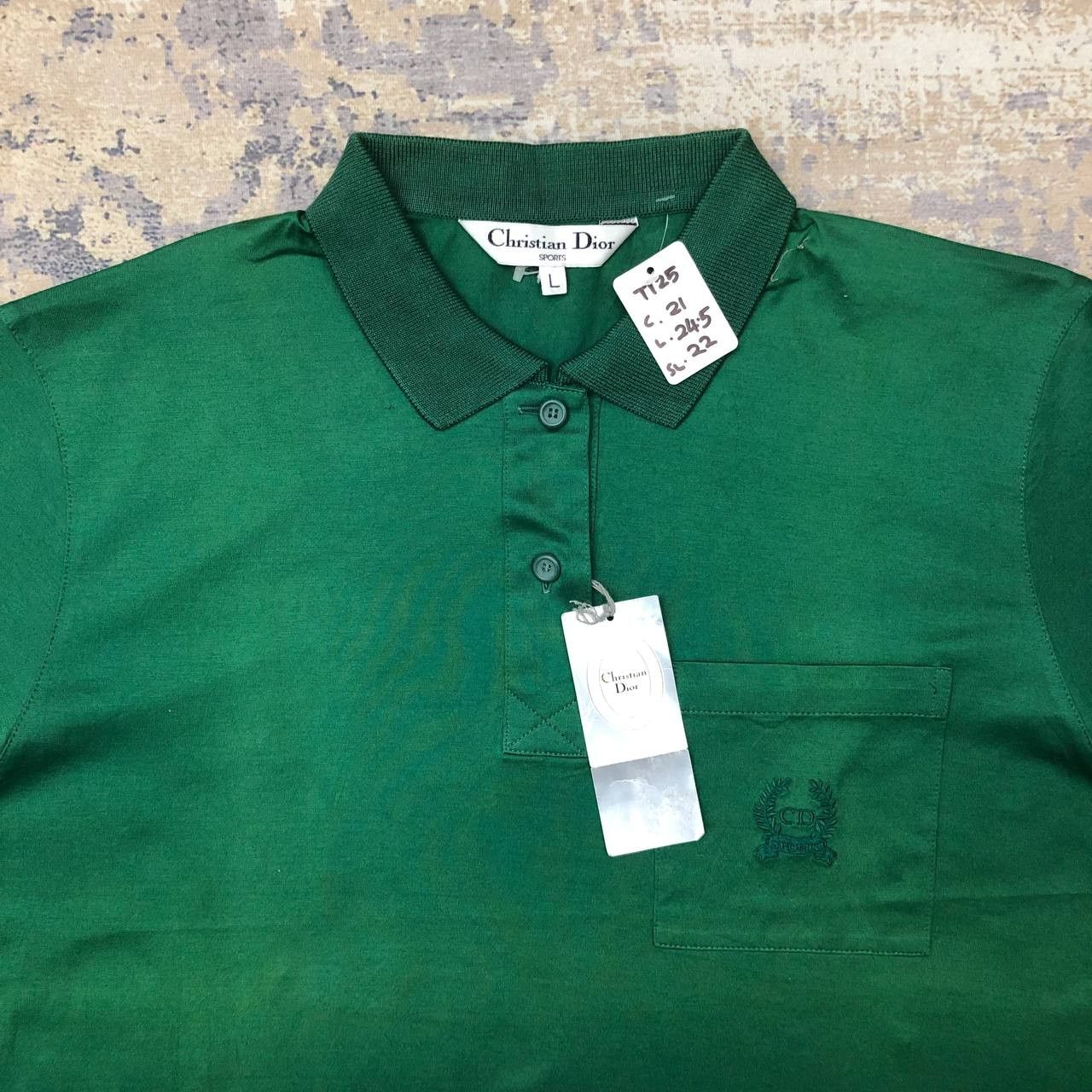 Christian Dior Monsieur T125 VTG SUNFADED CHRITIAN DIOR LONG SLEEVE SHIRT Size L / US 10 / IT 46 - 2 Thumbnail