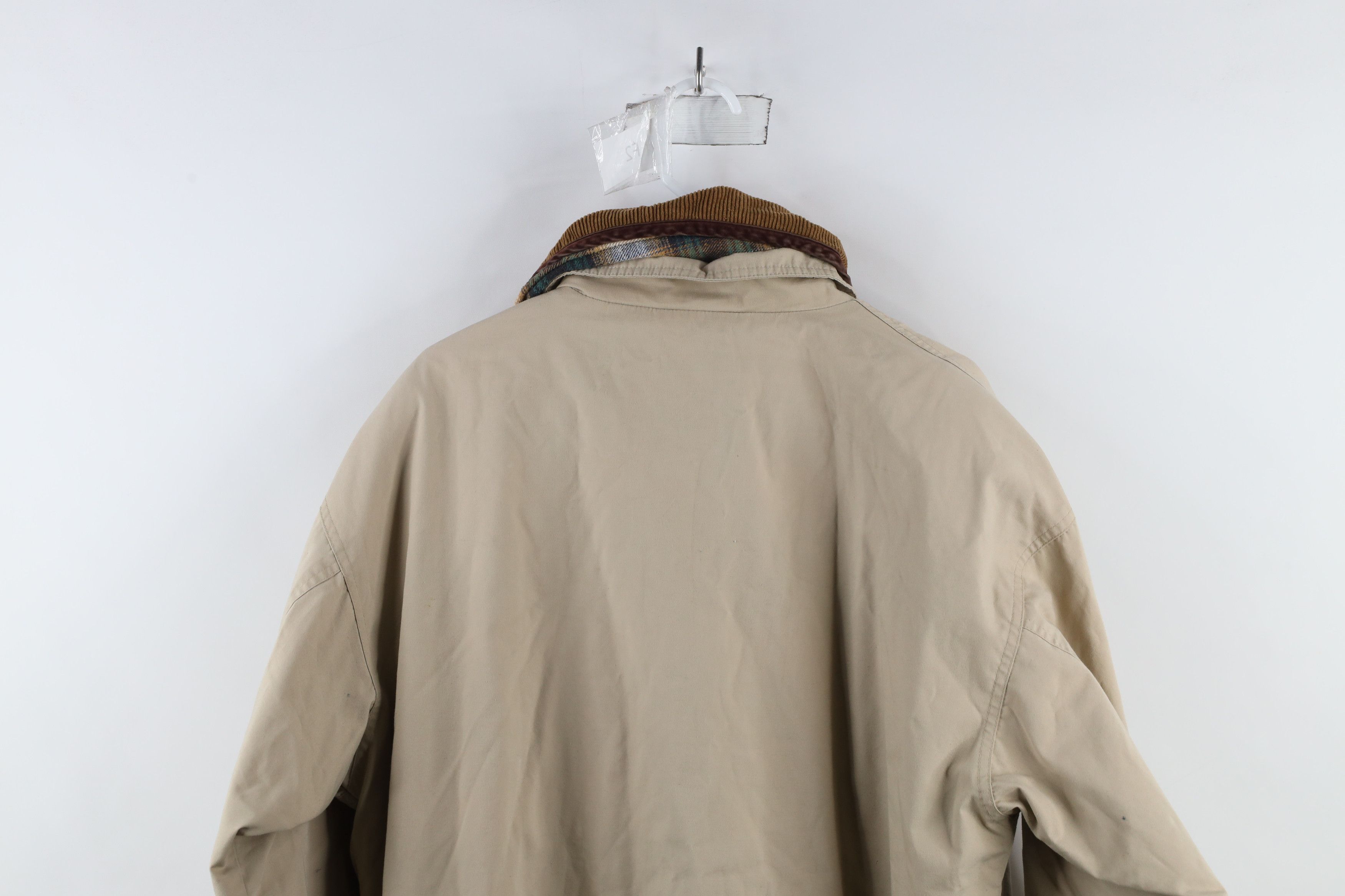 Vintage Vintage 90s Streetwear Baggy Flannel Lined Hook Jacket Size M / US 6-8 / IT 42-44 - 19 Thumbnail