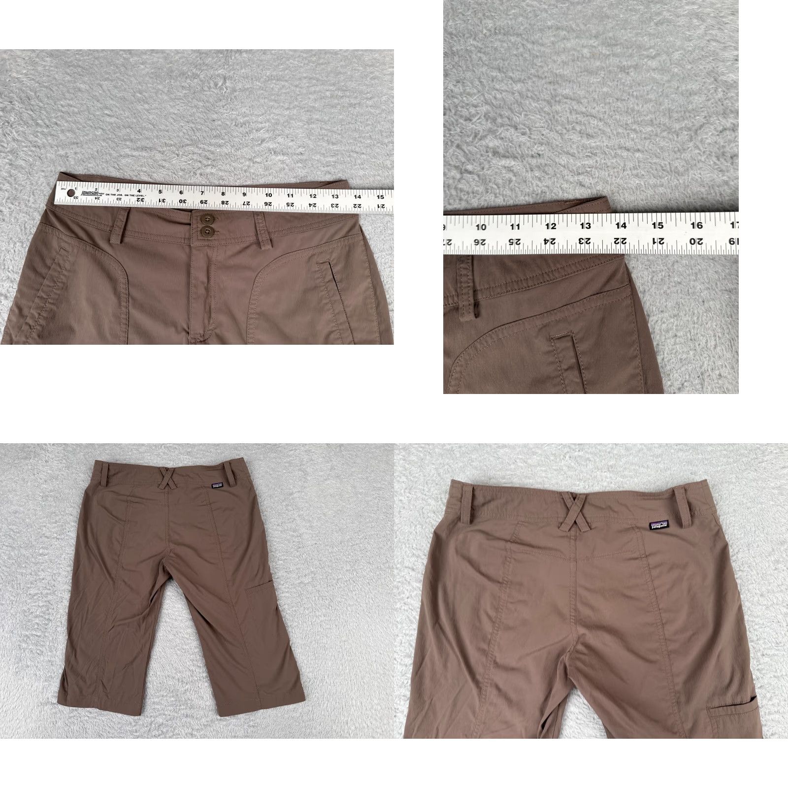 Patagonia Patagonia Shorts Women Brown Solimar Nylon Cargo 28x15 UPF 30 2 Solimar Shorts Cargo Activewear Casual Travel Workwear Size 26" / US 2 / IT 38 - 9 Thumbnail