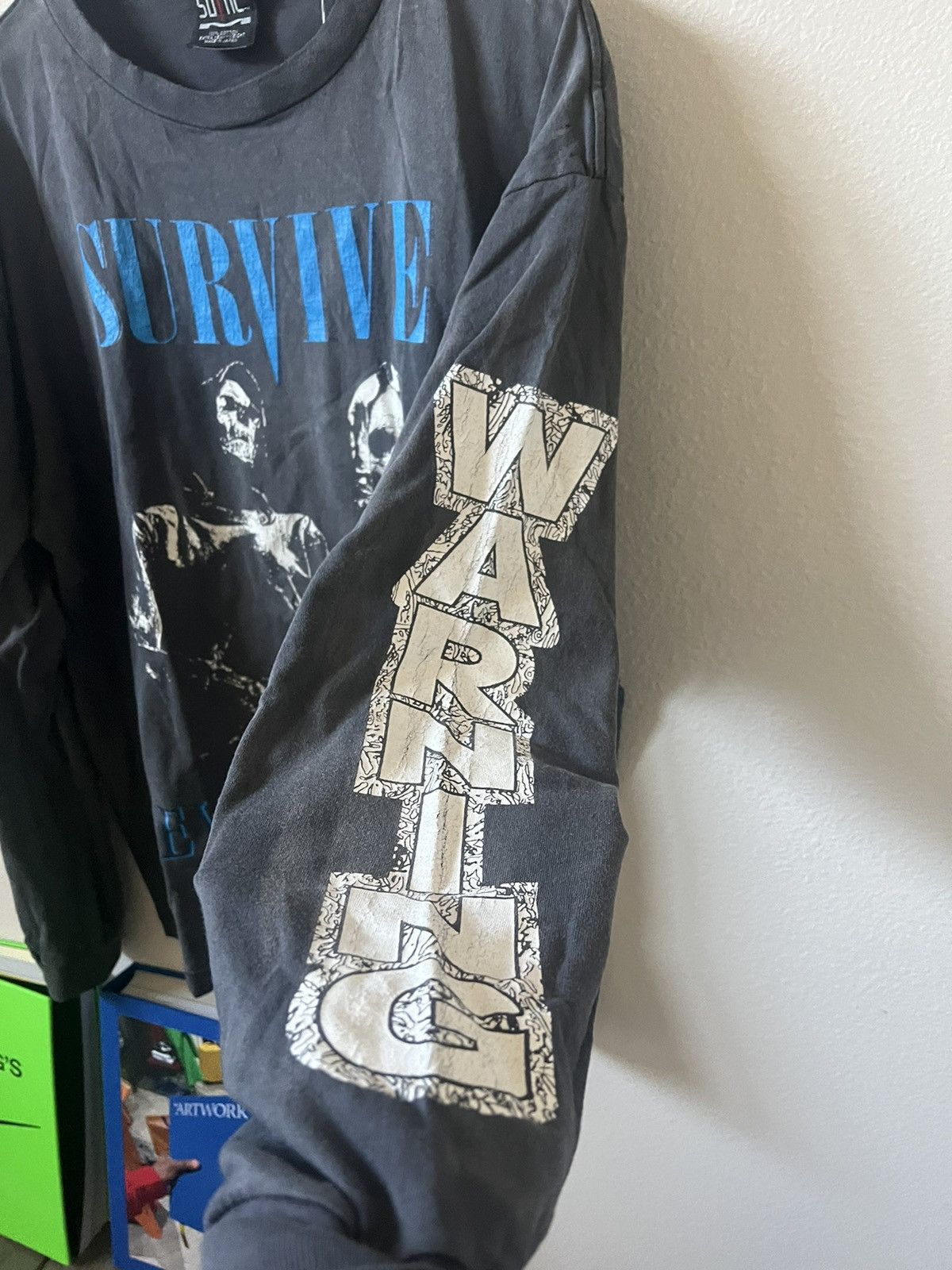 Saint Michael Saint Michael Survive Long Sleeve T-Shirt Size US XL / EU 56 / 4 - 6 Thumbnail