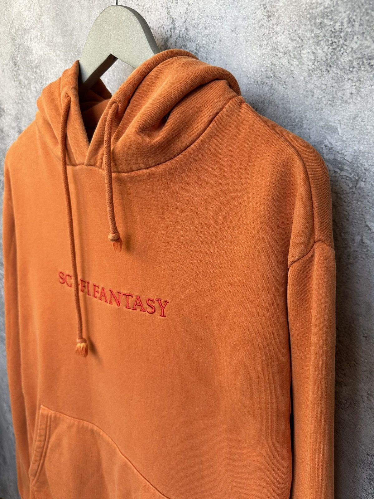 Sci-Fi Fantasy Sci-Fi Fantasy Logo Hoodie - Cantaloupe Pullover Skate Wear Size US M / EU 48-50 / 2 - 6 Thumbnail